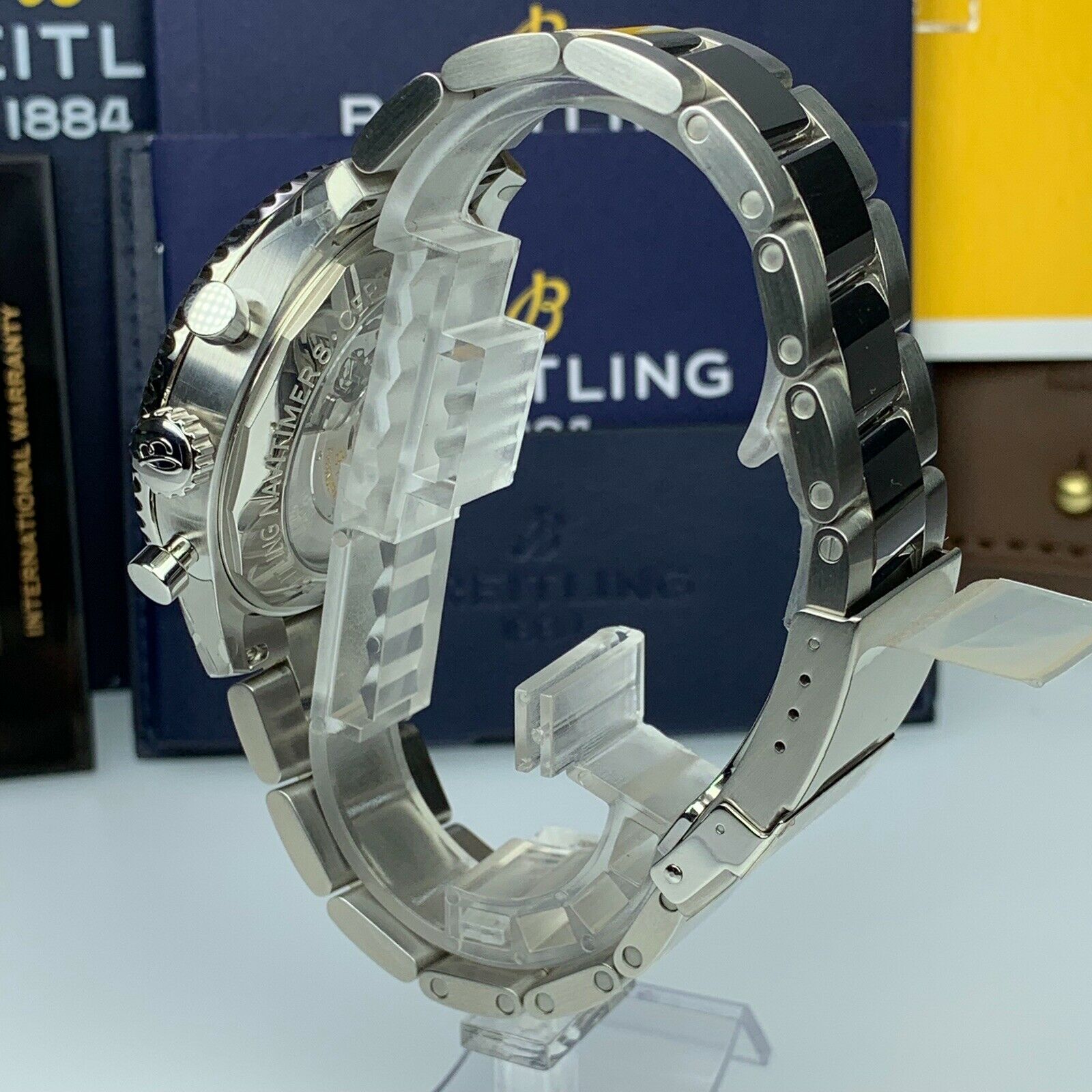 2019 Breitling Navitimer 8 B01 Chronograph AB0117131C1A1 Blue Dial 43mm Unworn