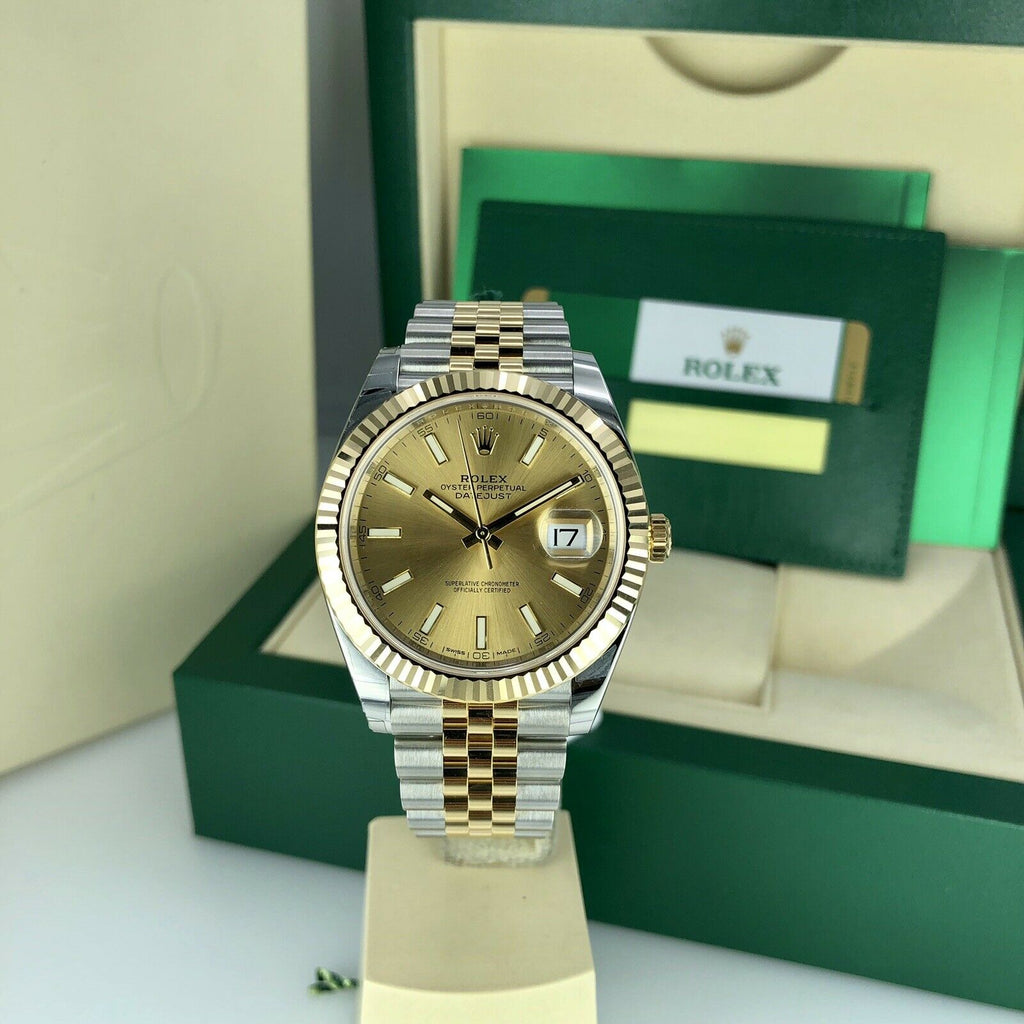2019 Rolex Datejust 126333 Jubilee Fluted Bezel 41mm With Box And Card Unworn