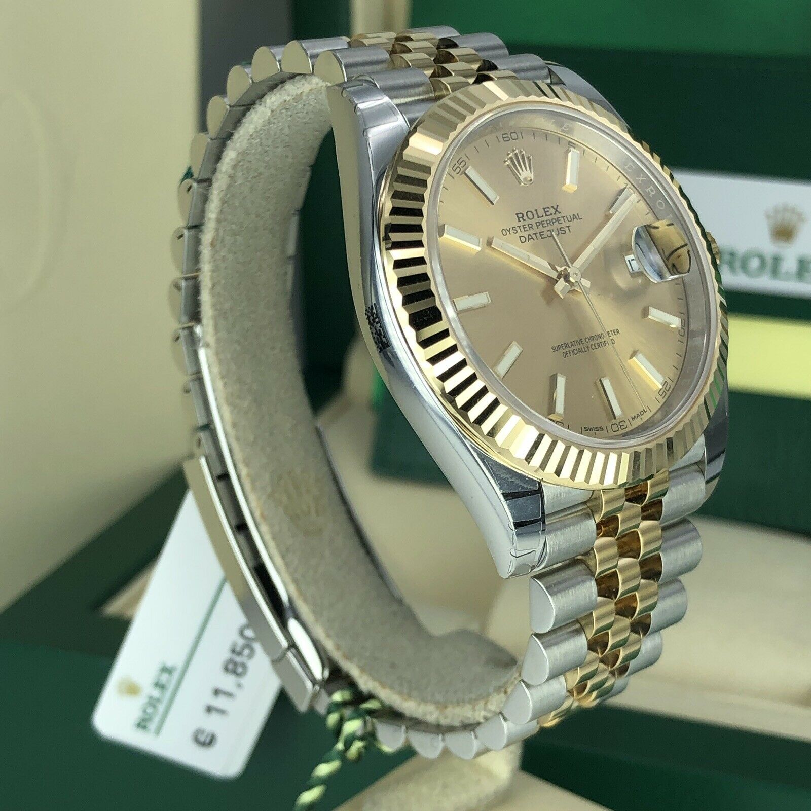 2019 Rolex Datejust 126333 Jubilee Fluted Bezel 41mm With Box And Card Unworn