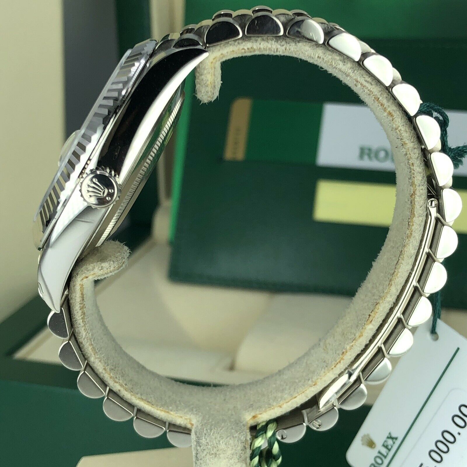 2019 Rolex Day-Date 228239 Olive Green White Gold 40mm With Box And Card Unworn