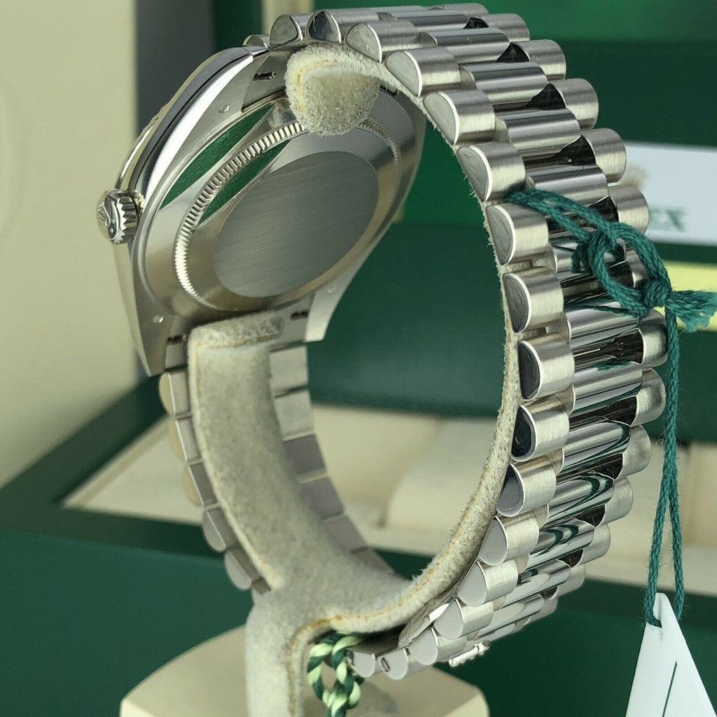 2019 Rolex Day-Date 228239 Olive Green White Gold 40mm With Box And Card Unworn