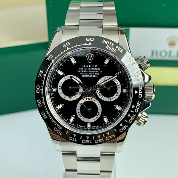2019 Rolex Daytona 116500LN Black Dial With Box & Card Full Set