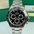 2019 Rolex Daytona 116500LN Black Dial With Box & Card Full Set