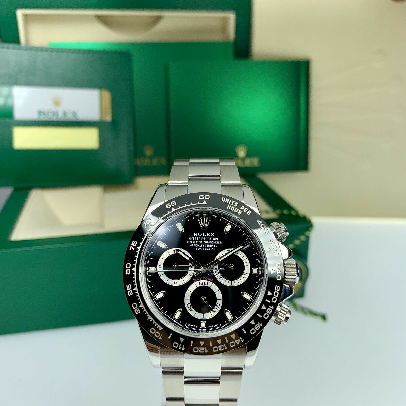 2019 Rolex Daytona 116500LN Black Dial With Box & Card Full Set