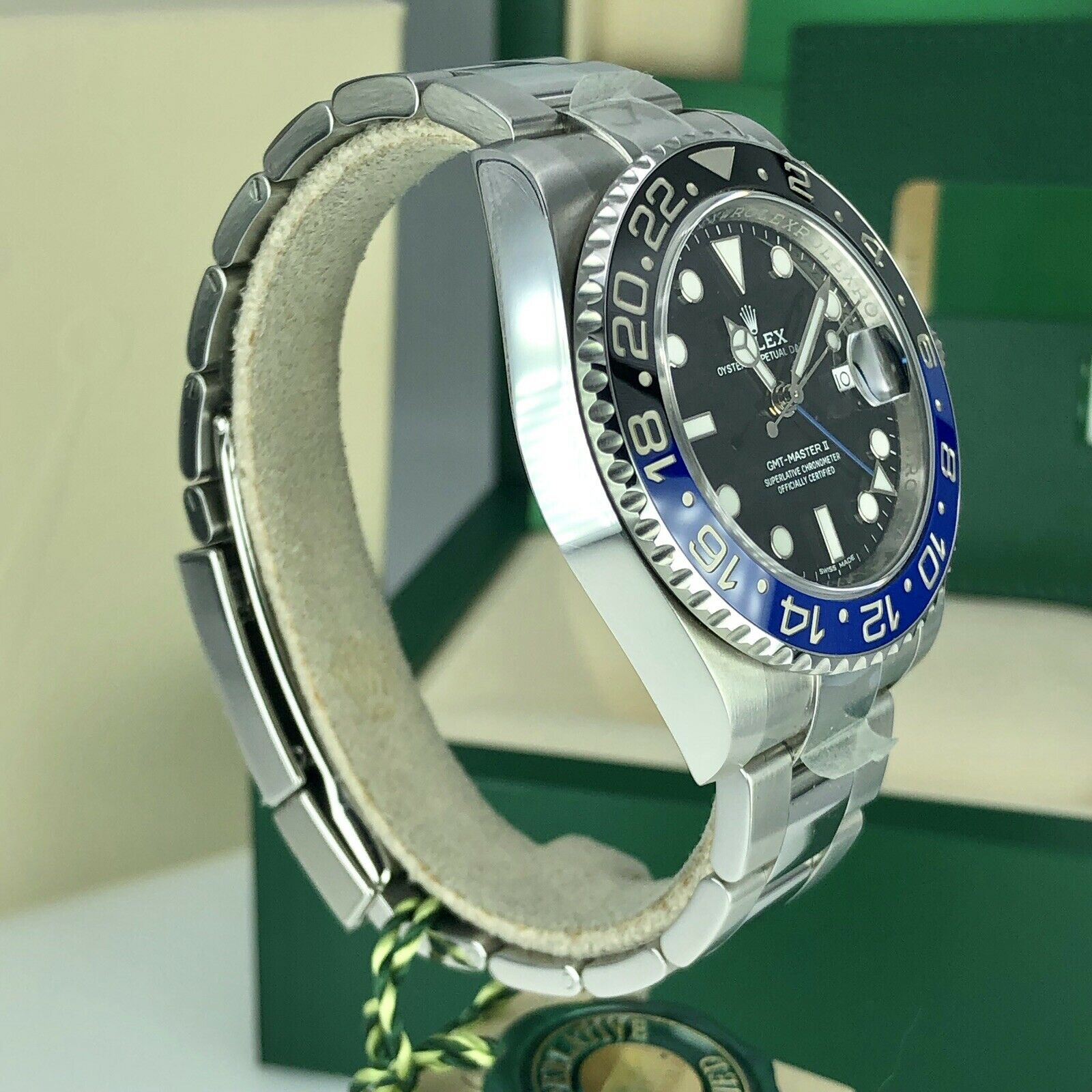 2019 Rolex GMT Master II 116710BLNR Batman With Box And Card Full Set Unworn