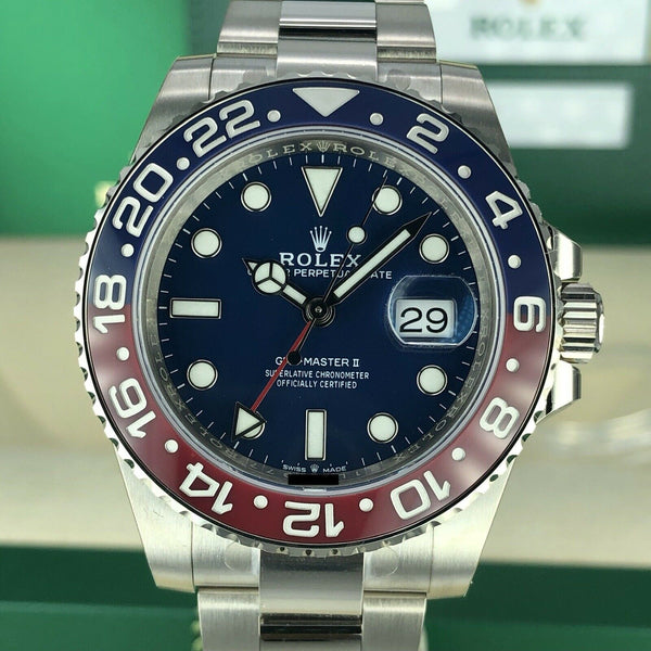 2019 Rolex GMT Master II 126719 BLRO With Box And Card Full Stickers Unworn