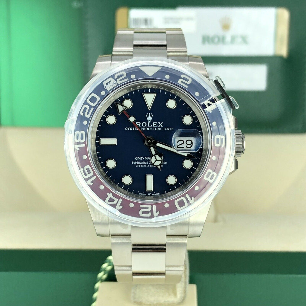 2019 Rolex GMT Master II 126719 BLRO With Box And Card Full Stickers Unworn