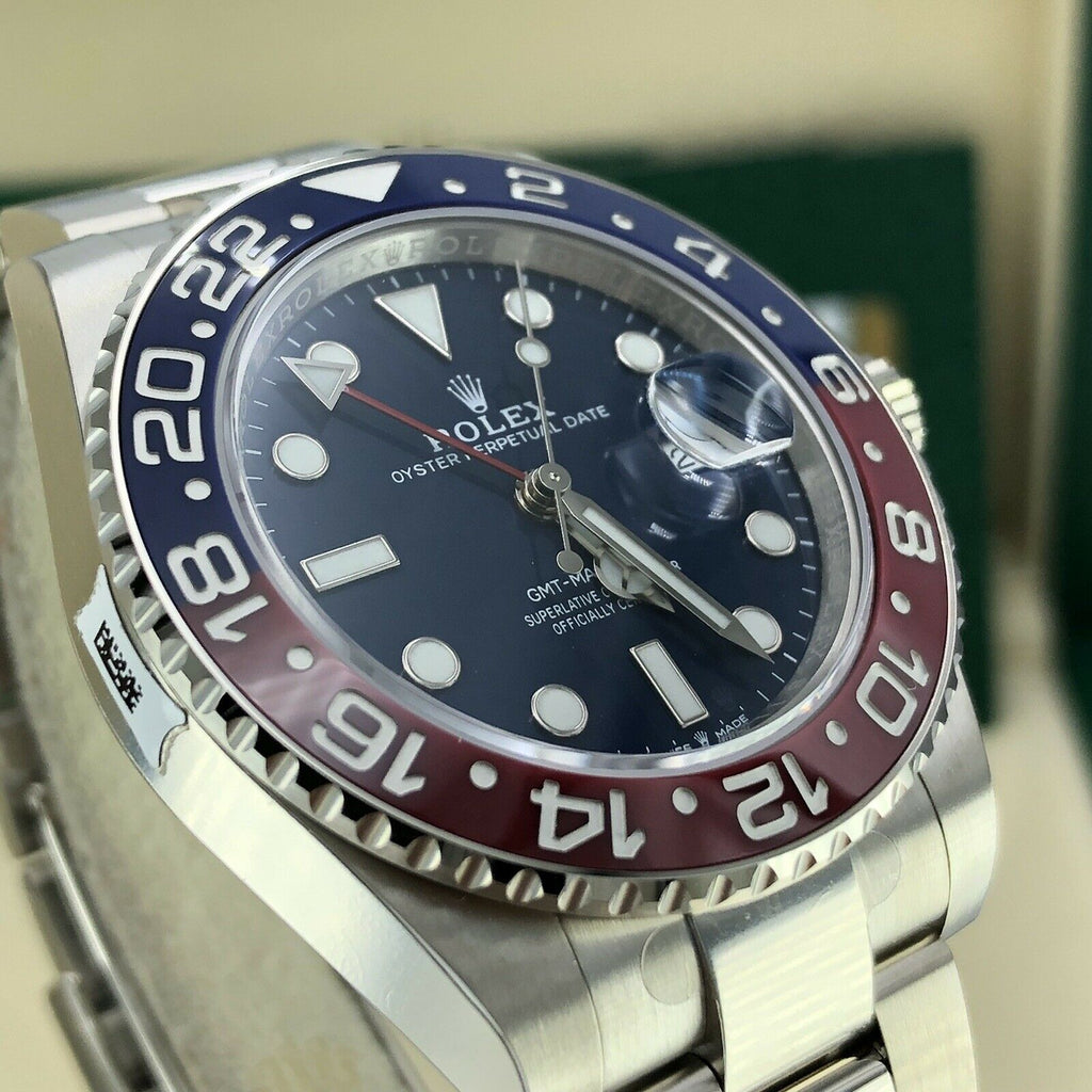2019 Rolex GMT Master II 126719 BLRO With Box And Card Full Stickers Unworn