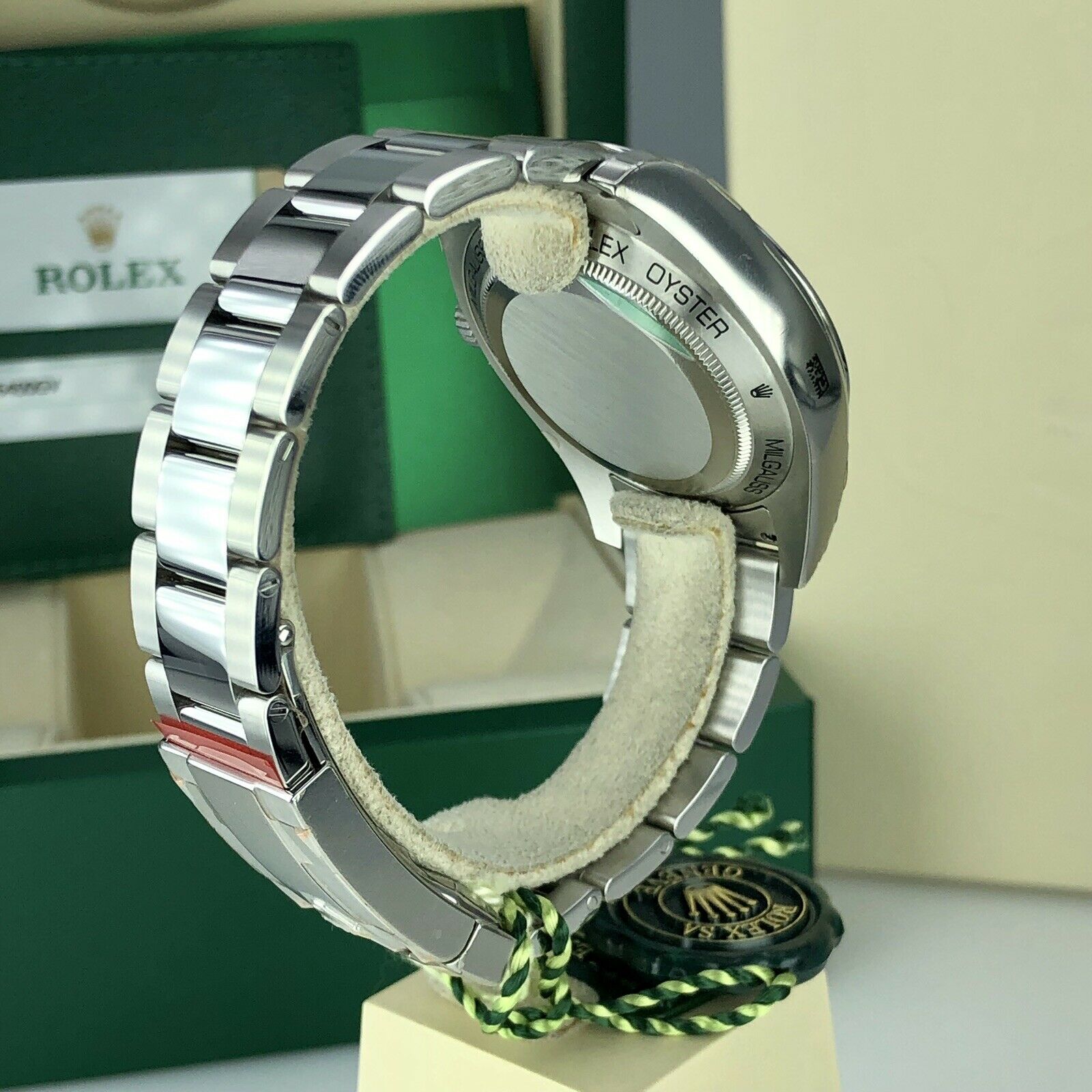 2019 Rolex Milgauss 116400 GV Green With Box And Card Full Set UNWORN