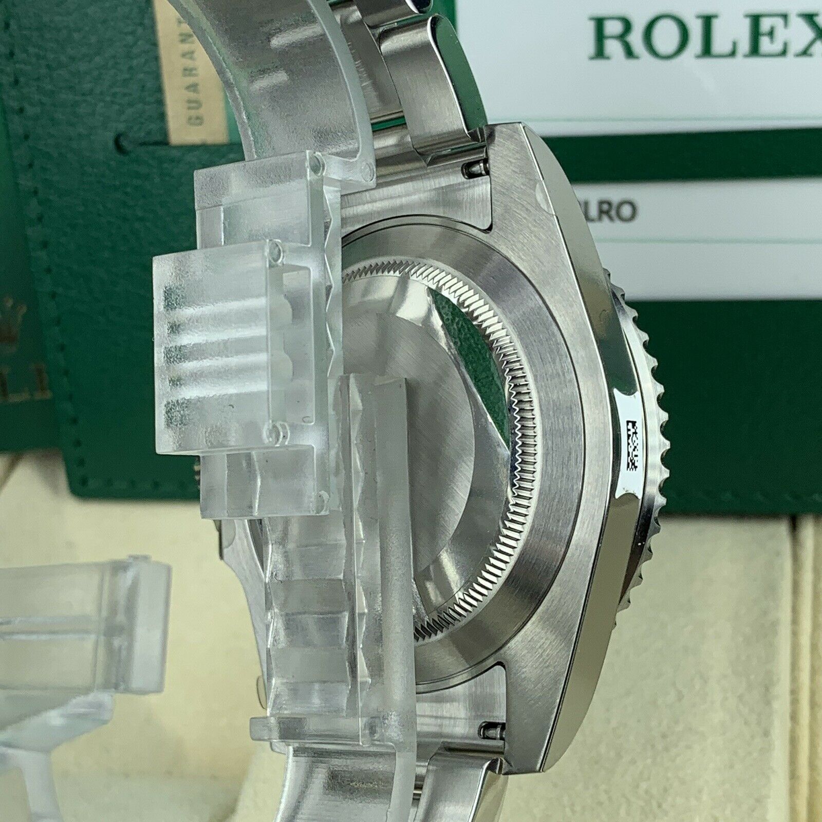 2019 Unworn Rolex 116610LV Submariner Anniversary Hulk Full Stickers Box & Card