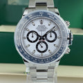 2020 Rolex Daytona 116500LN White Dial Unworn Stickers with Box & Card