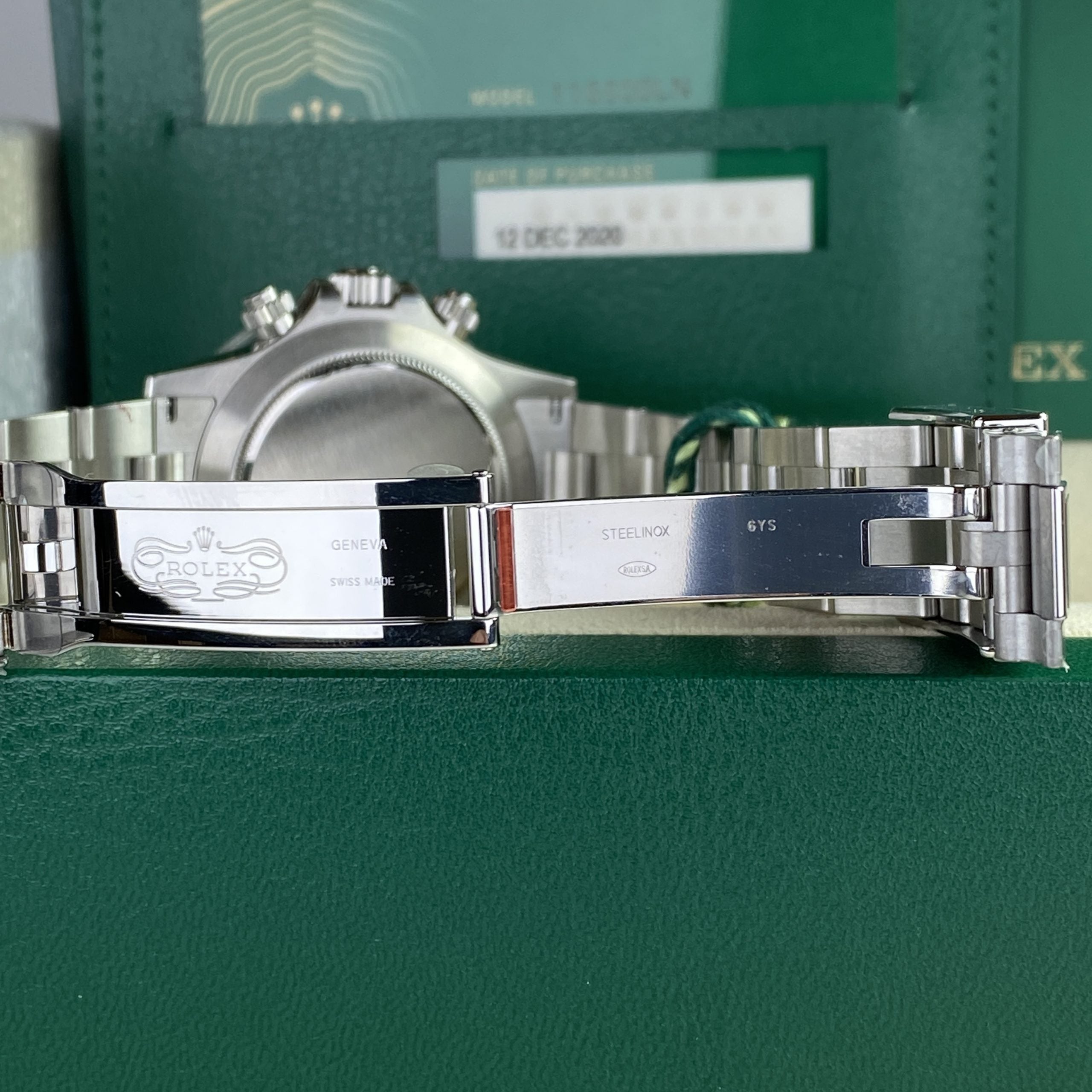 2020 Rolex Daytona 116500LN White Dial Unworn Stickers with Box & Card