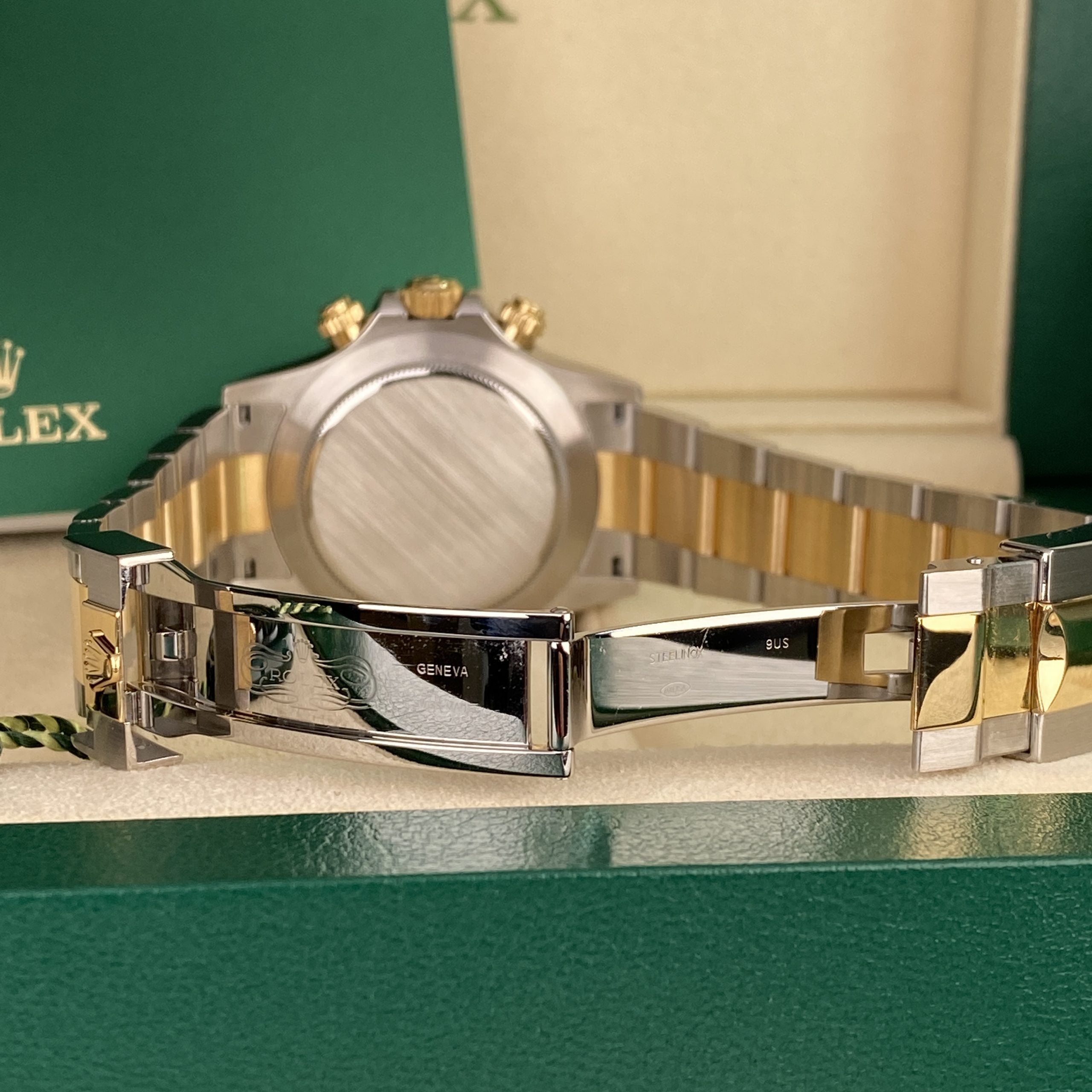 2020 Rolex Daytona 116503 Steel & Gold Champagne Dial with Box & Card