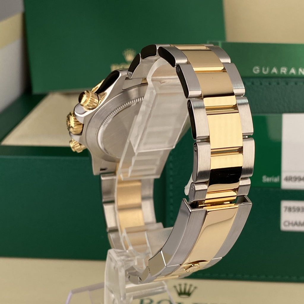 2020 Rolex Daytona 116503 Steel & Gold Champagne Dial with Box & Card