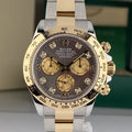 2020 Rolex Daytona 116503 Steel & Gold Factory Black Mother of Pearl MOP Diamonds Tahitian Dial