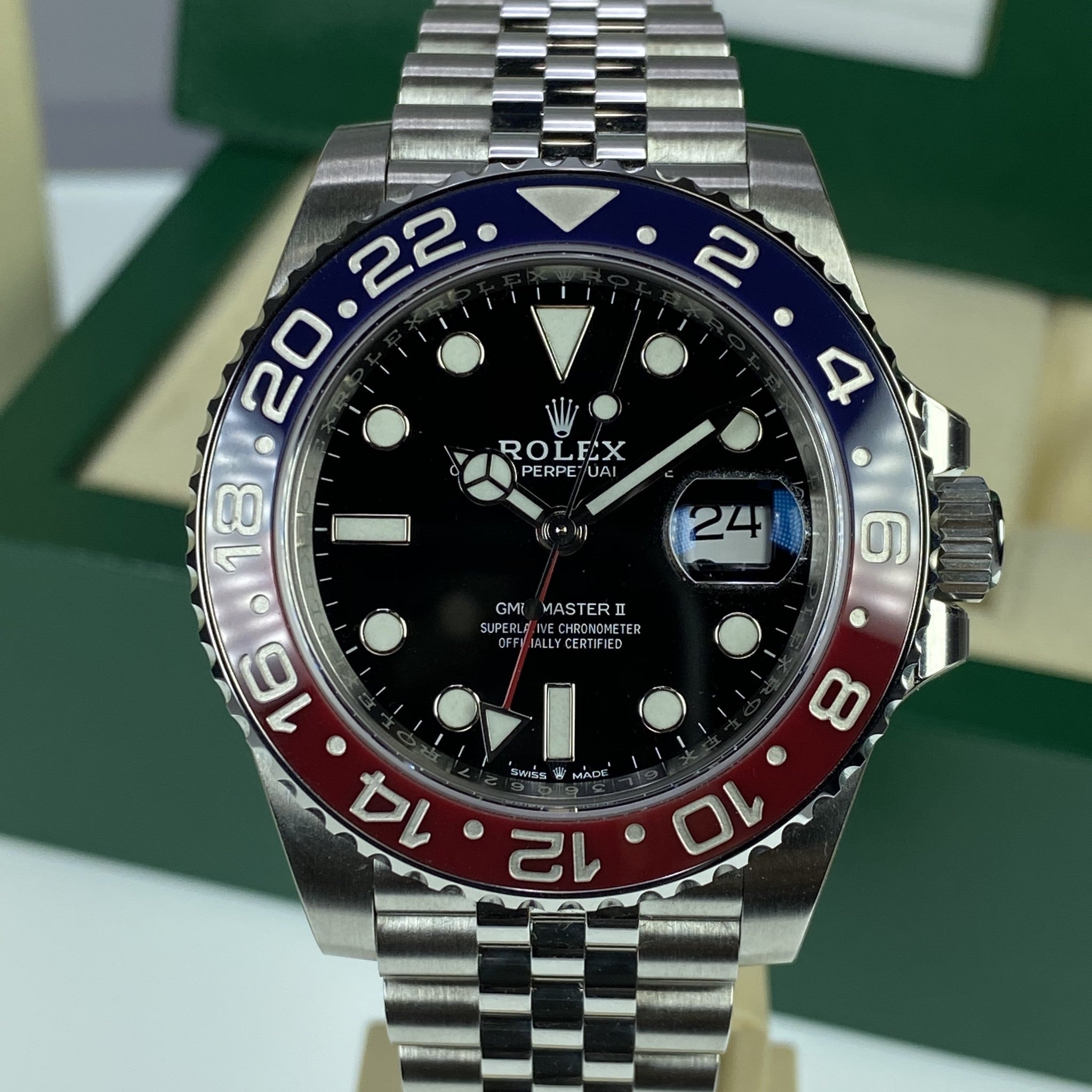 2020 Rolex GMT-Master 126710BLRO Pepsi Unworn Complete