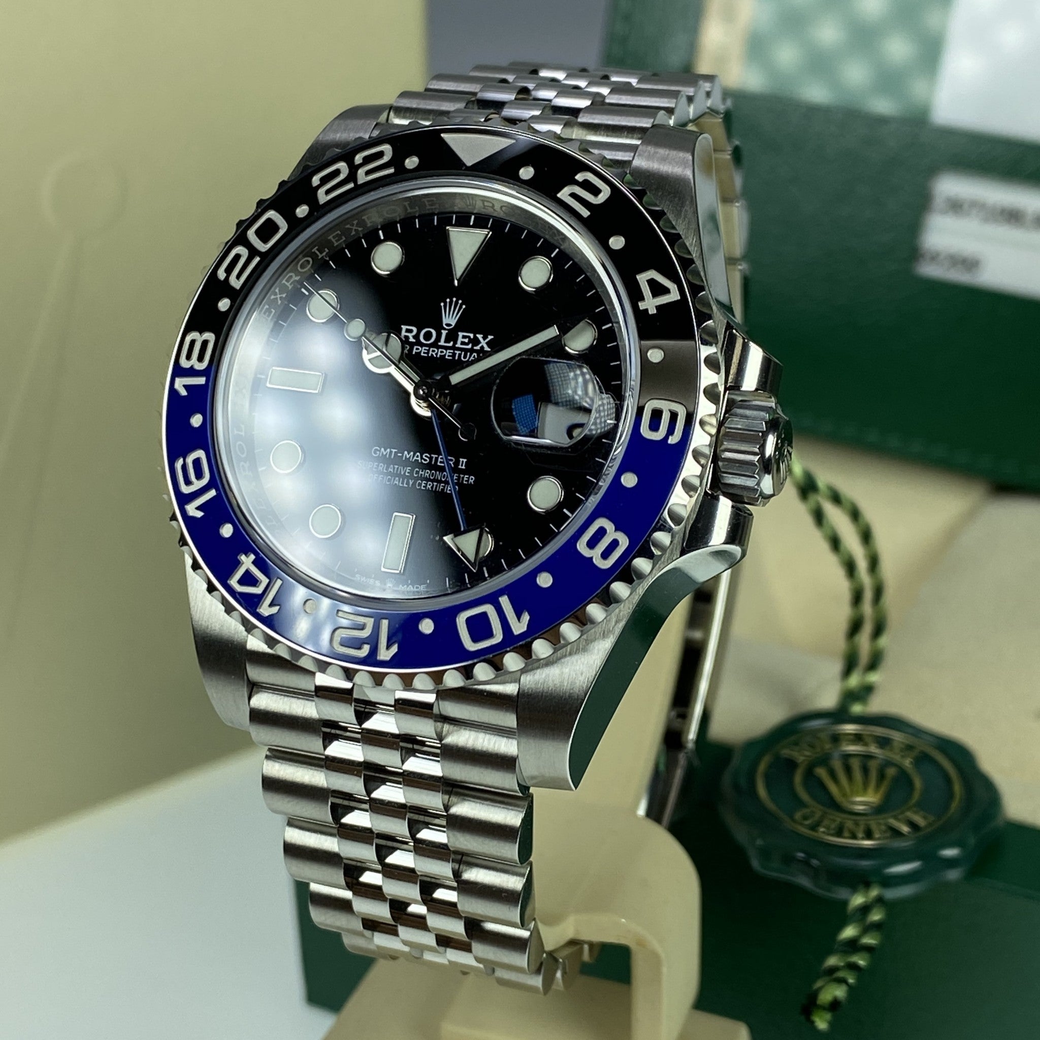 2020 Rolex GMT-Master 126710BLRO Batman Unworn Complete