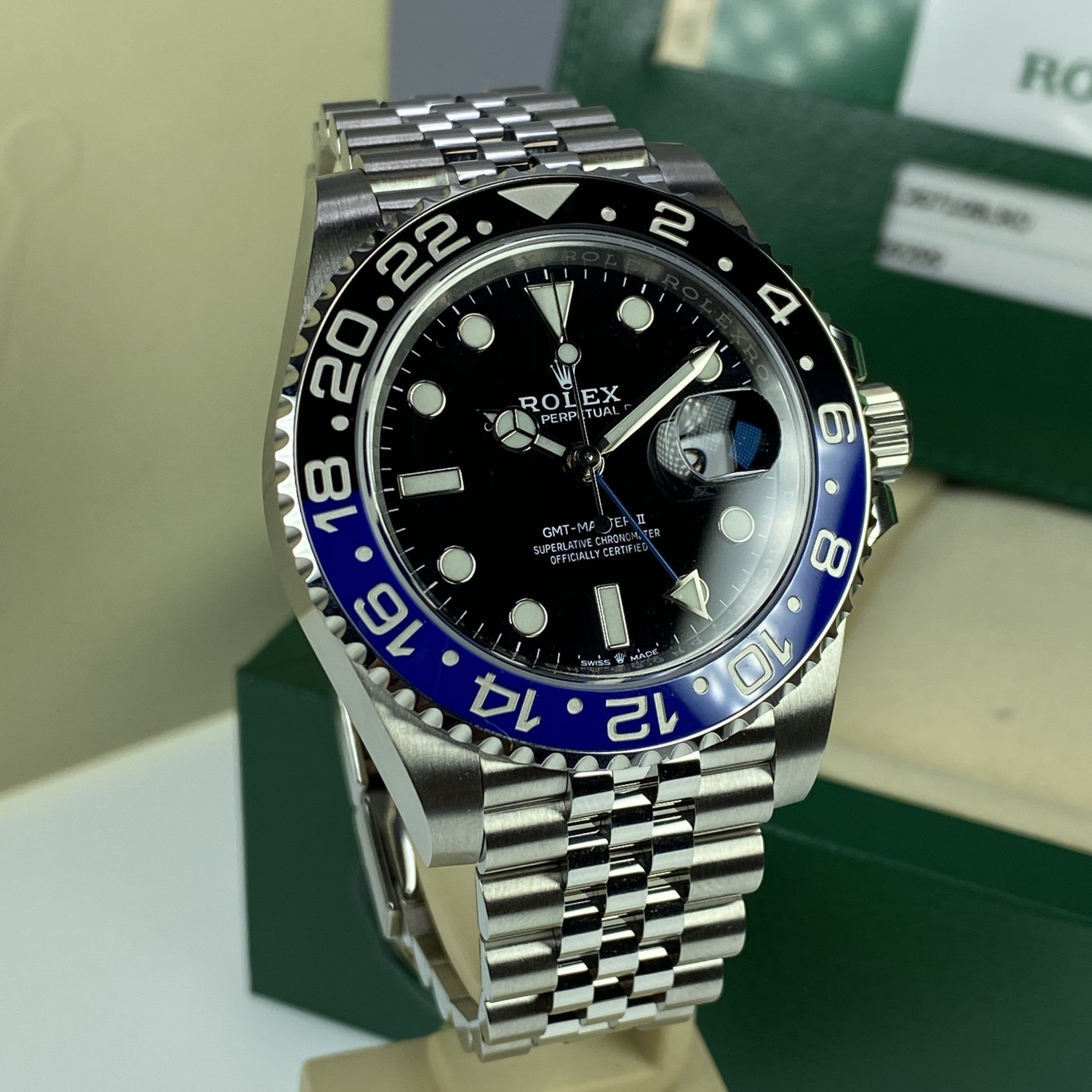2020 Rolex GMT-Master 126710BLRO Batman Unworn Complete