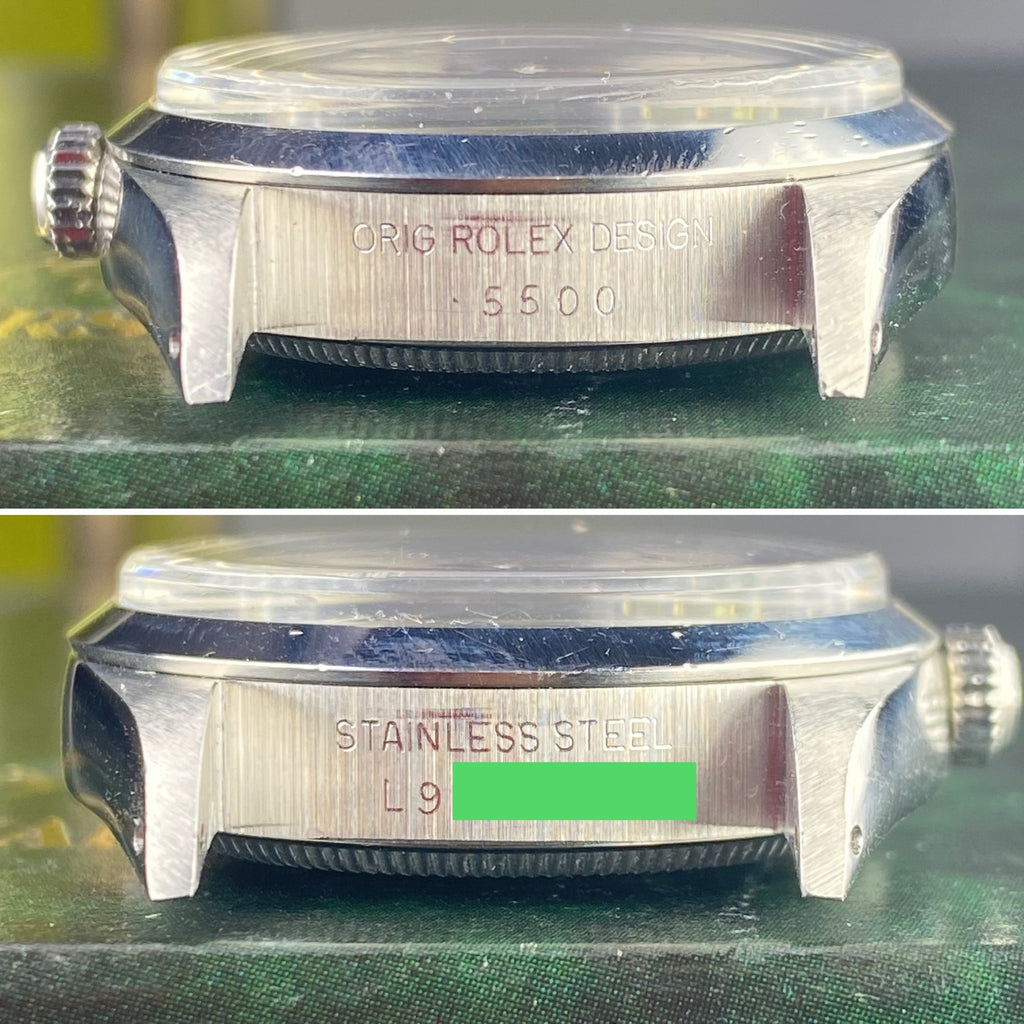 1990 Vintage Rolex Air-King 5500 Domino’s Pizza Dial Unpolished