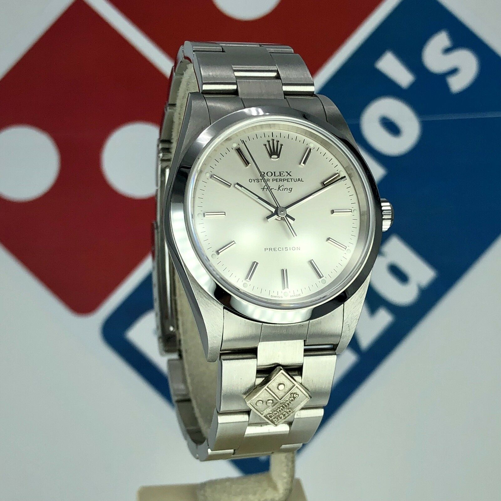 2003 Rolex Air-King 14000 M Domino’s Pizza Unpolished
