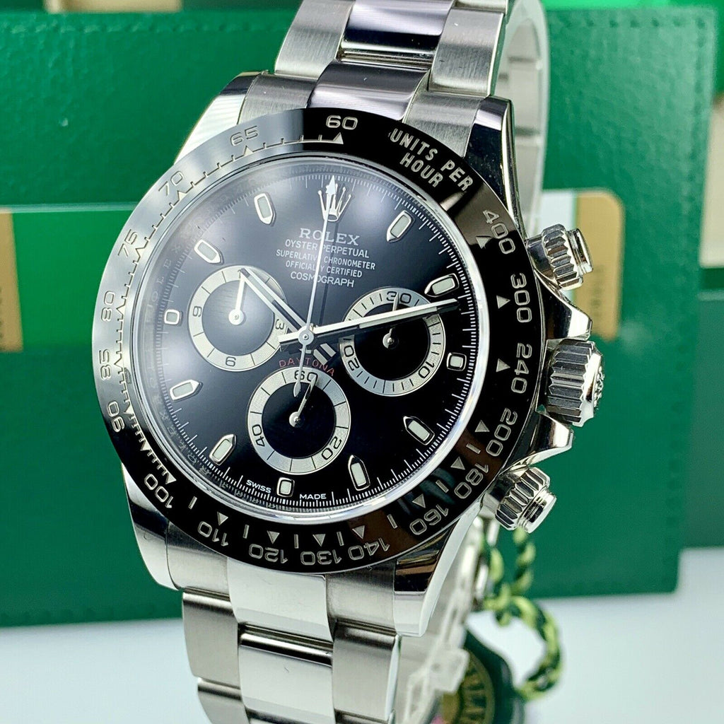 Unworn 2021 Rolex Daytona 116500LN Black Dial Complete