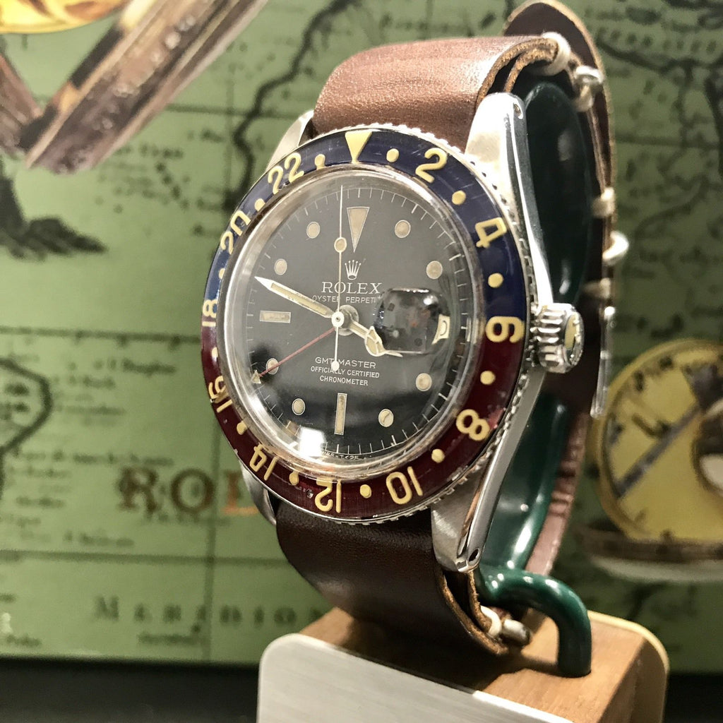 Vintage Rolex GMT Master 6542 Original Dial & Hands Thick Case