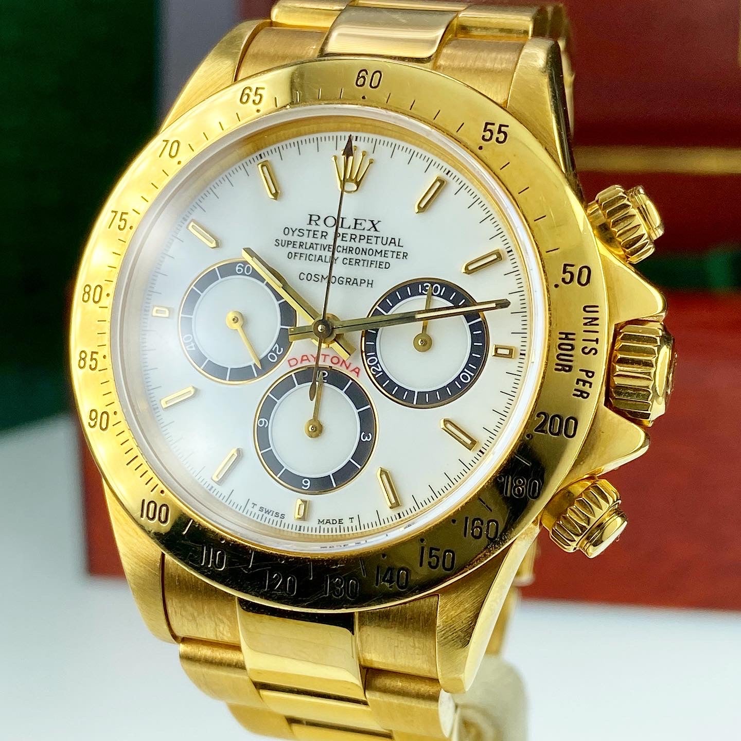 Vintage Rolex Daytona 16528 Porcelain Floating Dial zenith 1988 R Serial