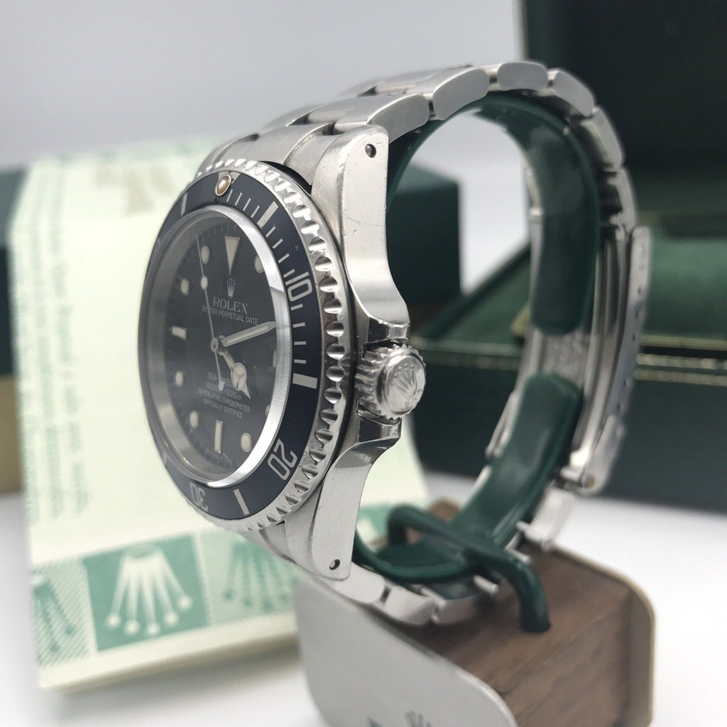 Rolex 16660 Sea-Dweller transitional Model Box Papers Unpolished