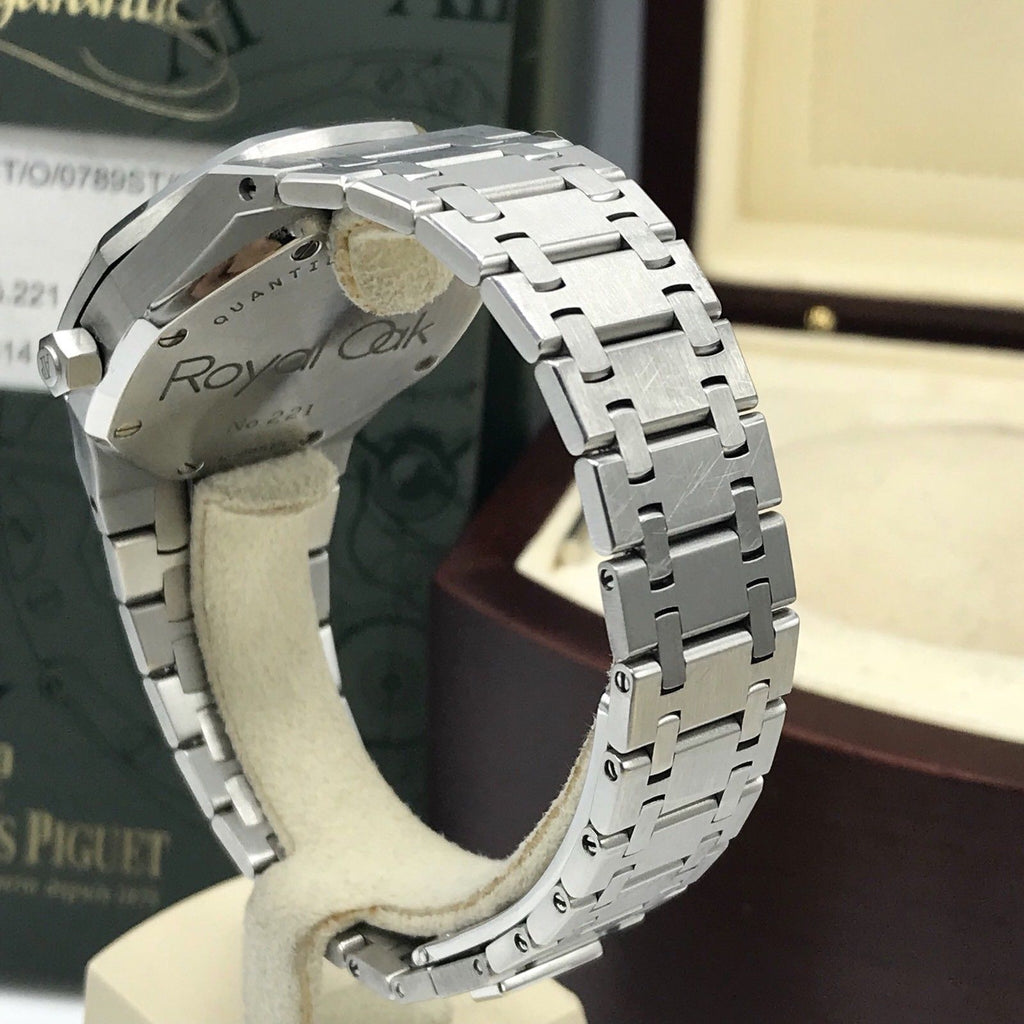 AUDEMARS PIGUET ROYAL OAK QUANTIEME ANNUEL REF 25920 BLUE DIAL 36.5MM FULL SET