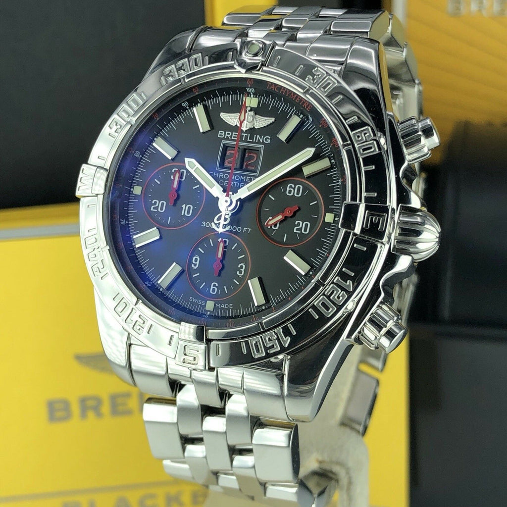 Breitling Chronomat Blackbird Red Strike Limited Edition Box & Papers
