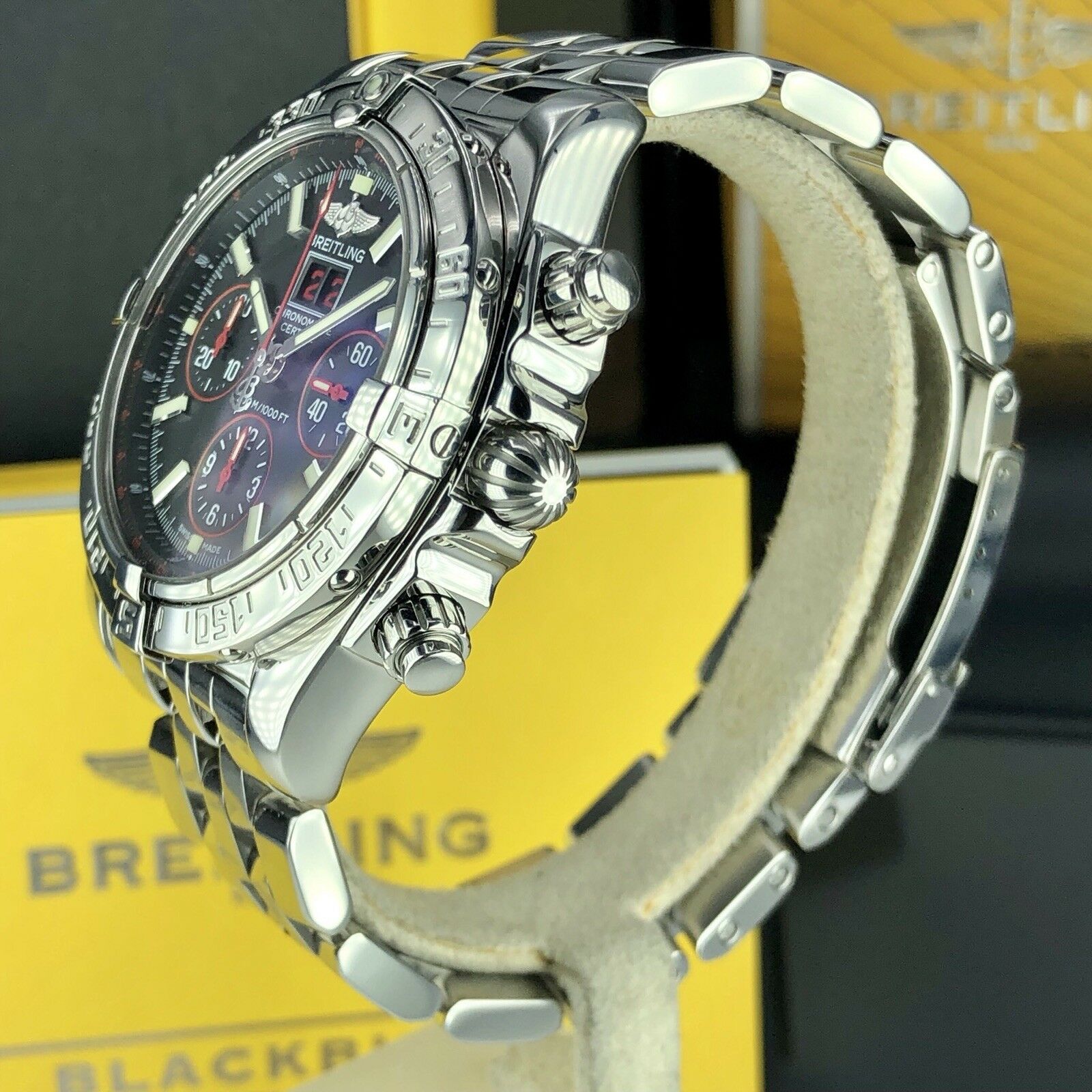 Breitling Chronomat Blackbird Red Strike Limited Edition Box & Papers
