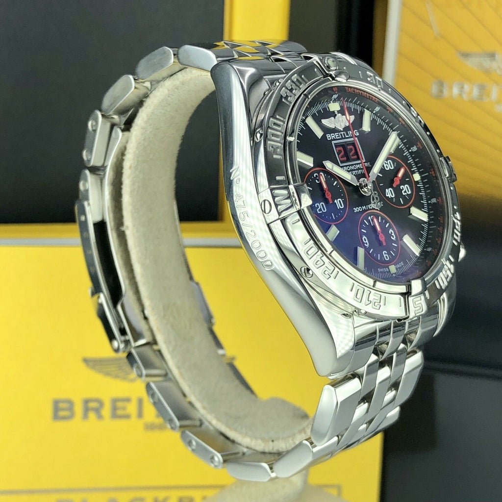 Breitling Chronomat Blackbird Red Strike Limited Edition Box & Papers