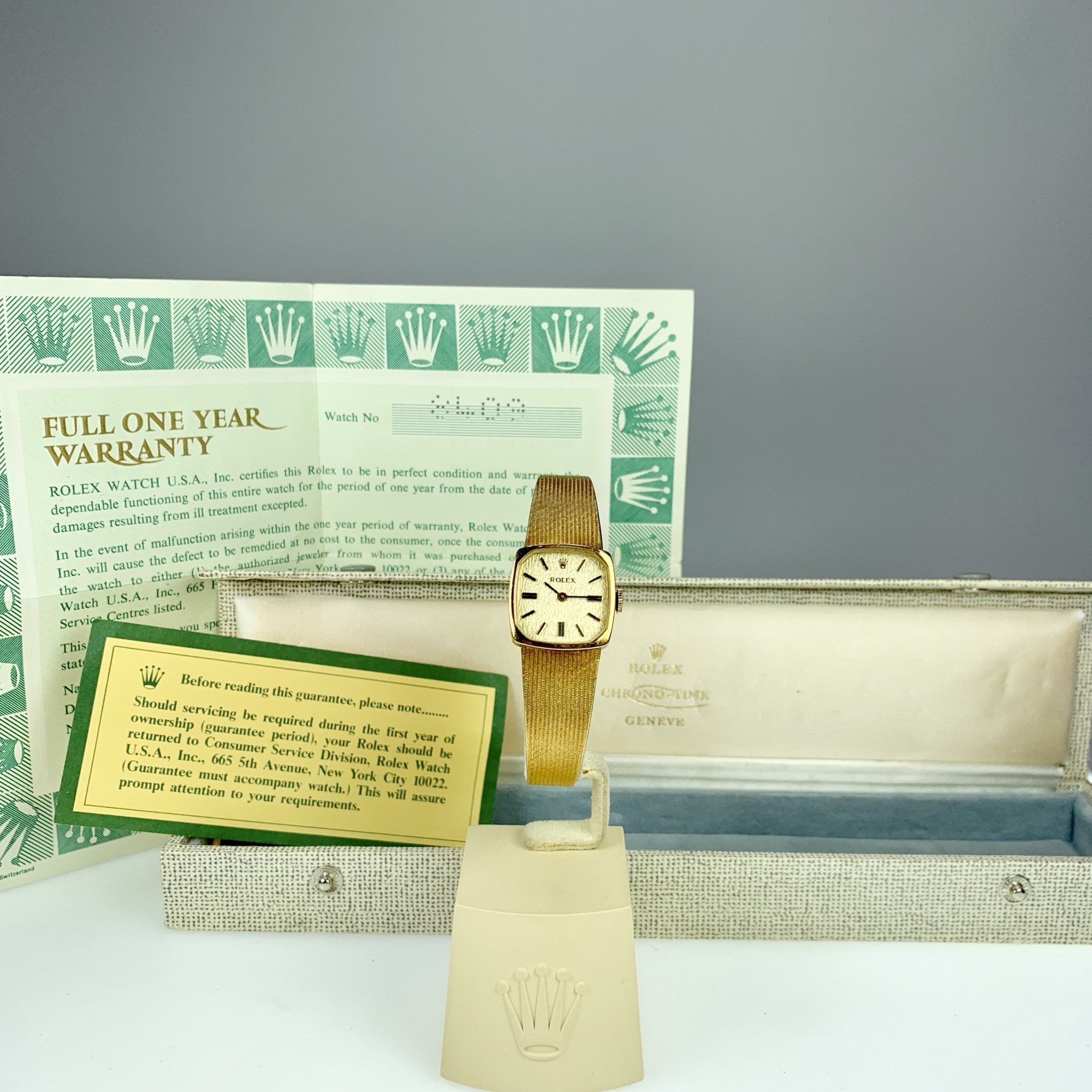 Ladies Rolex Yellow Gold Vintage