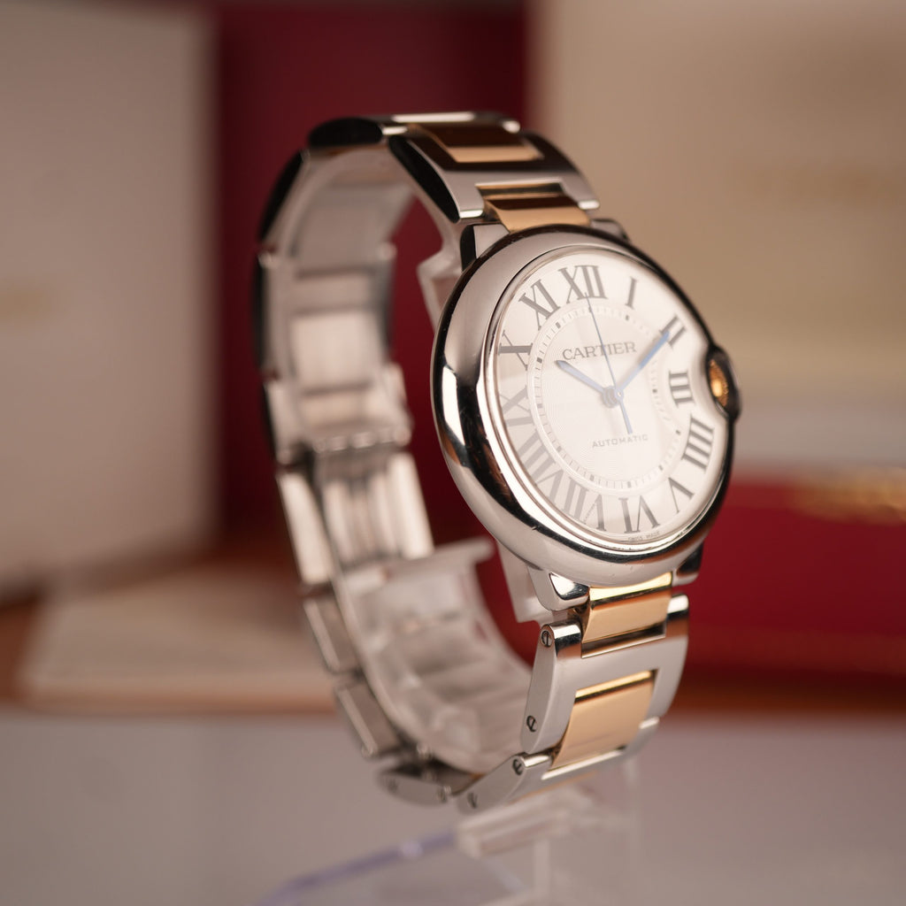 Cartier Ballon Bleu 36mm Steel and Yellow Gold W6920047 with Box and Papers