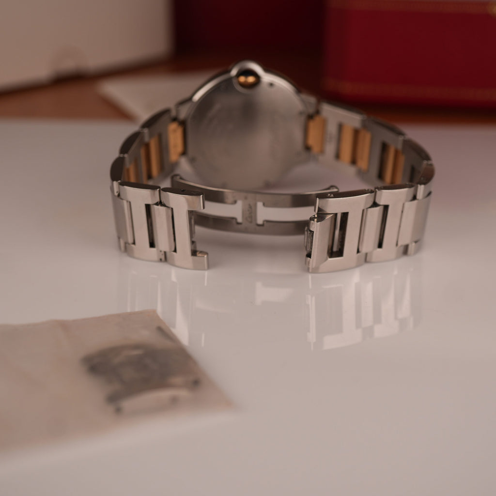 Cartier Ballon Bleu 36mm Steel and Yellow Gold W6920047 with Box and Papers