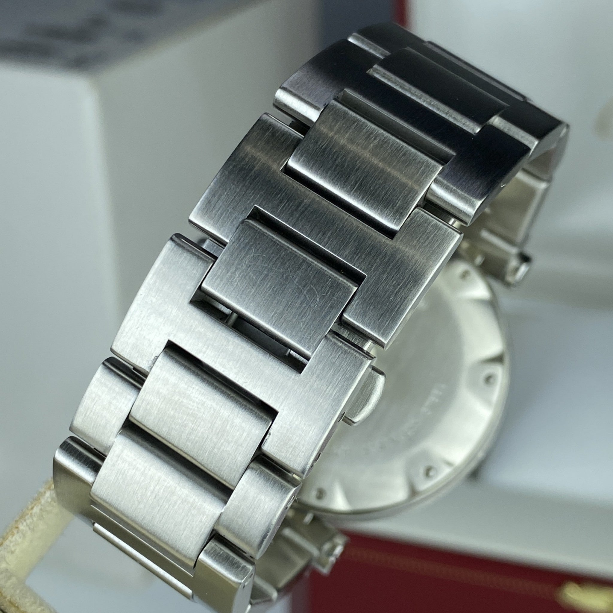 Cartier Pasha Seatimer W31080M7 Silver Dial Automatic  40mm with Box and Booklets