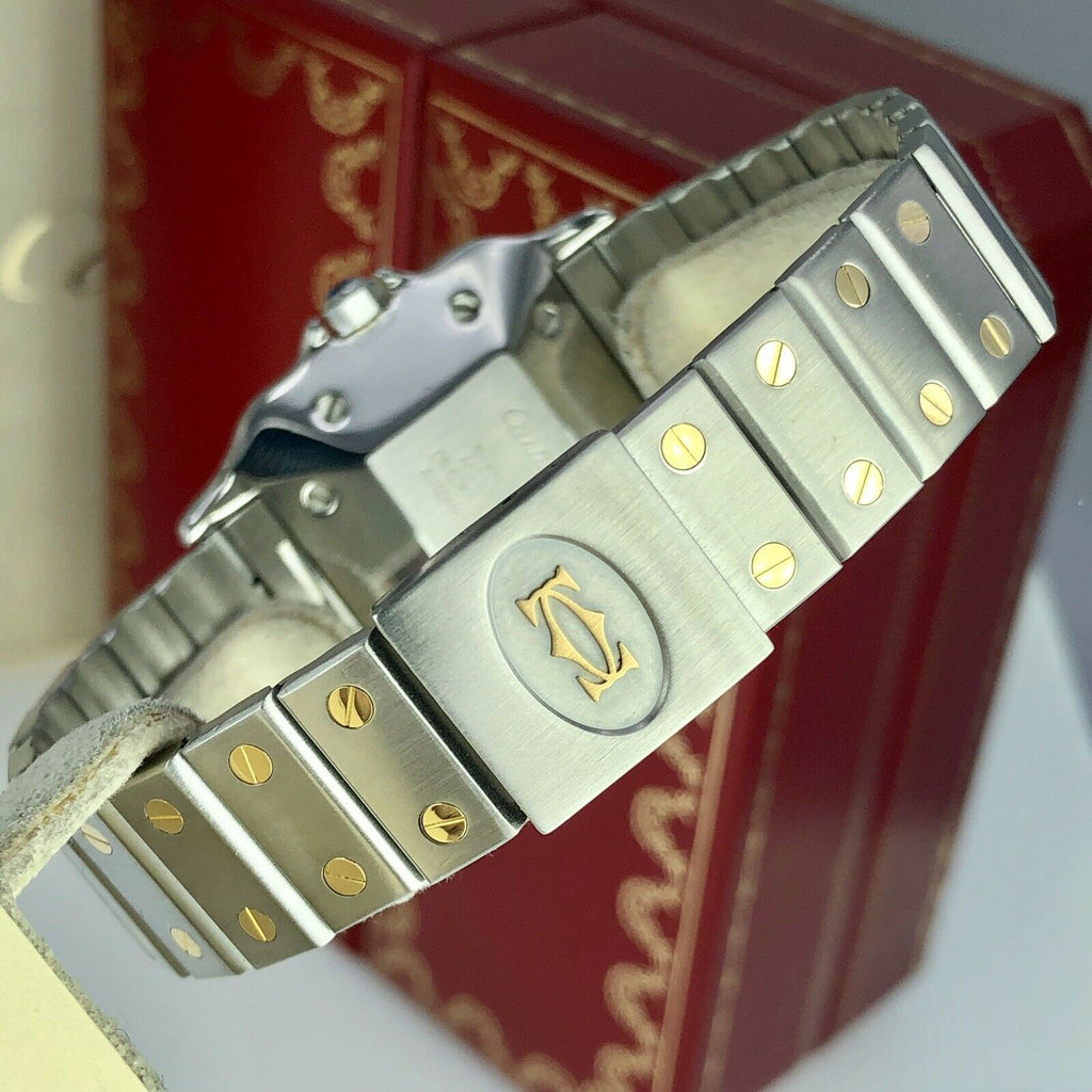 Cartier Santos Gablee Automatic Large Men Size With Box & Papers