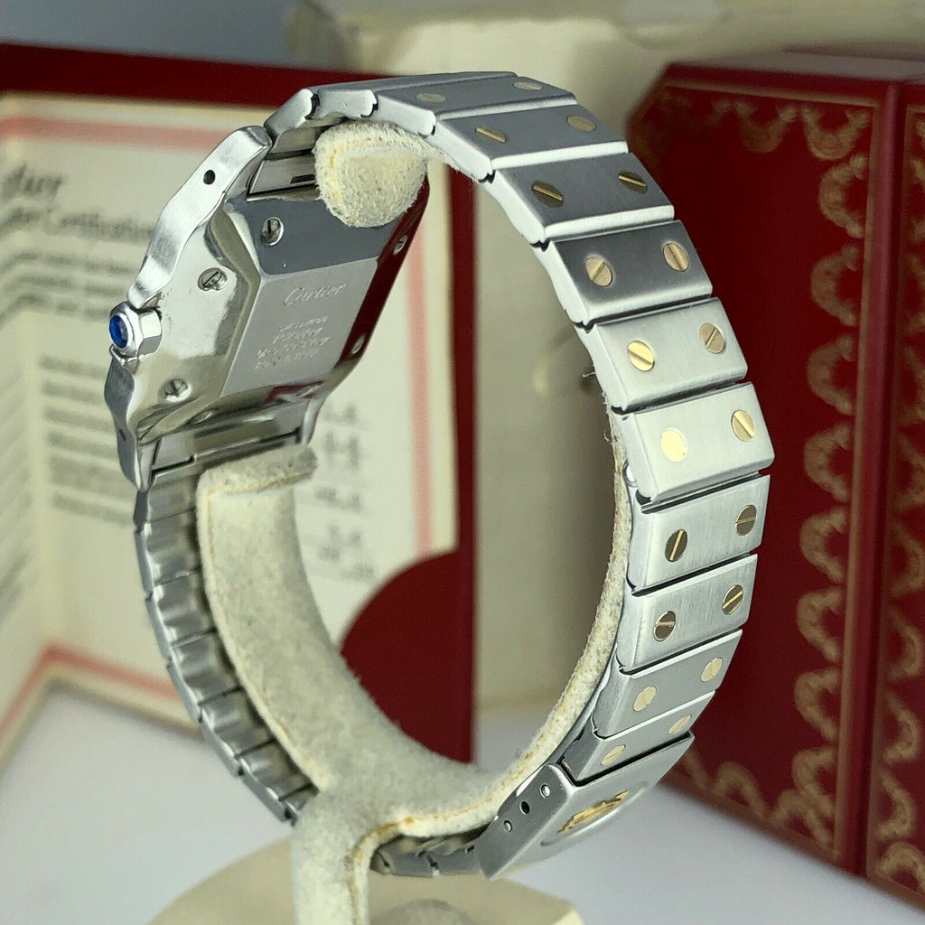 Cartier Santos Gablee Automatic Large Men Size With Box & Papers
