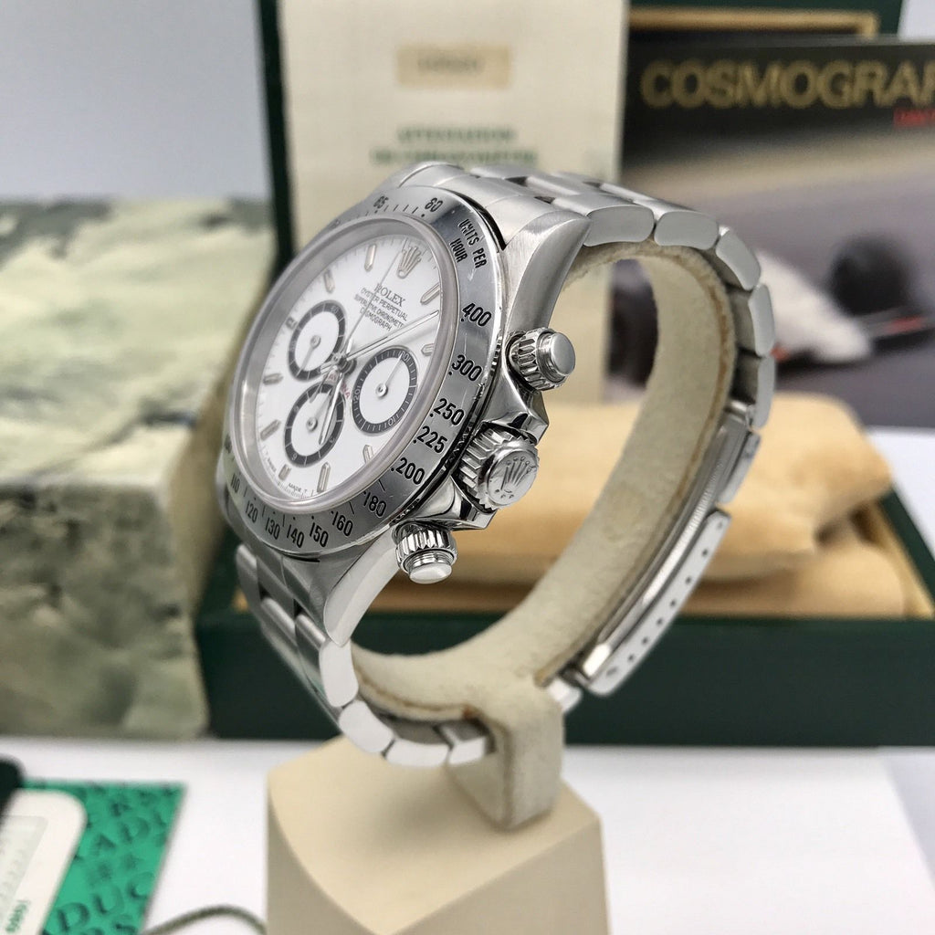 Rolex Daytona 16520 Zenith 4 Line 1989 L2 Serial 225 BEZEL FULL SET Papers