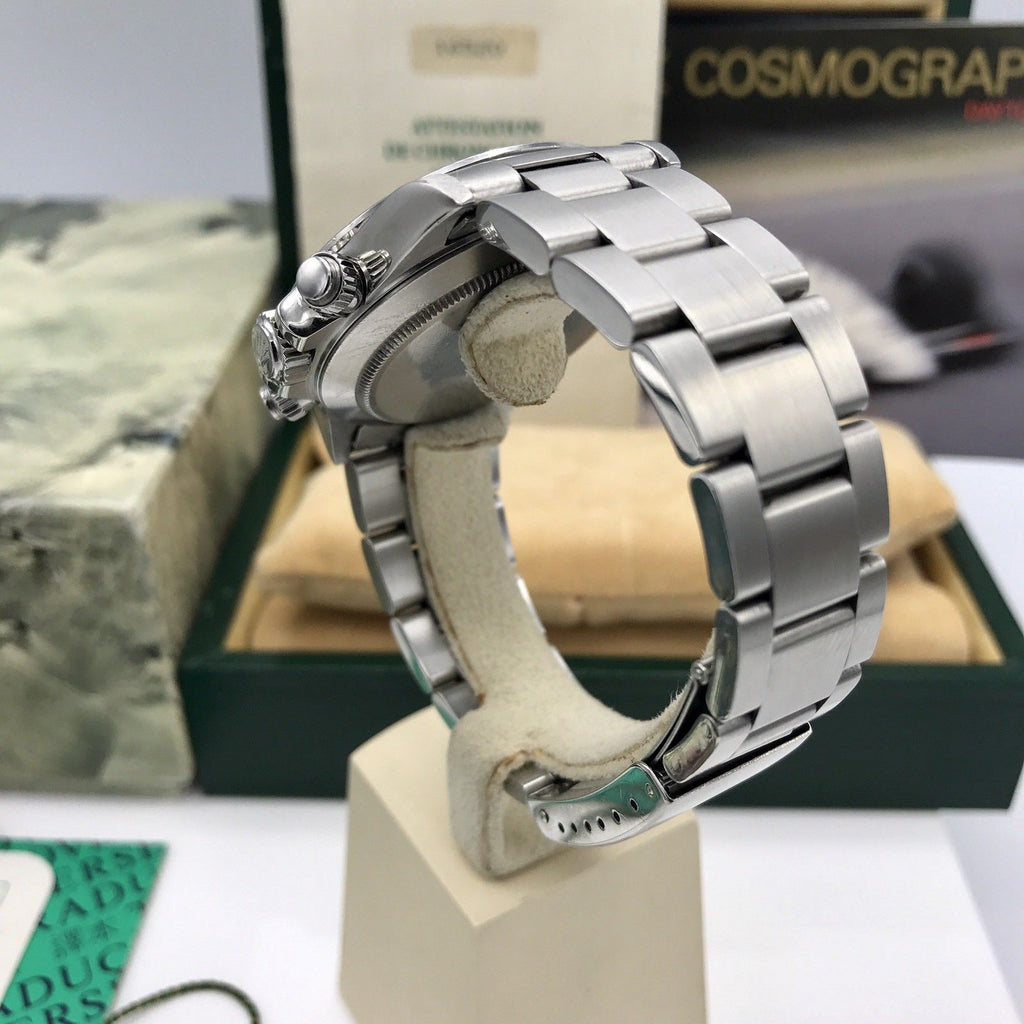 Rolex Daytona 16520 Zenith 4 Line 1989 L2 Serial 225 BEZEL FULL SET Papers
