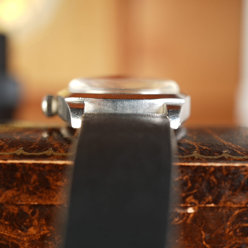 1941 Rolex 3139 Oyster Army Chronometer Black Gilt Dial with Box