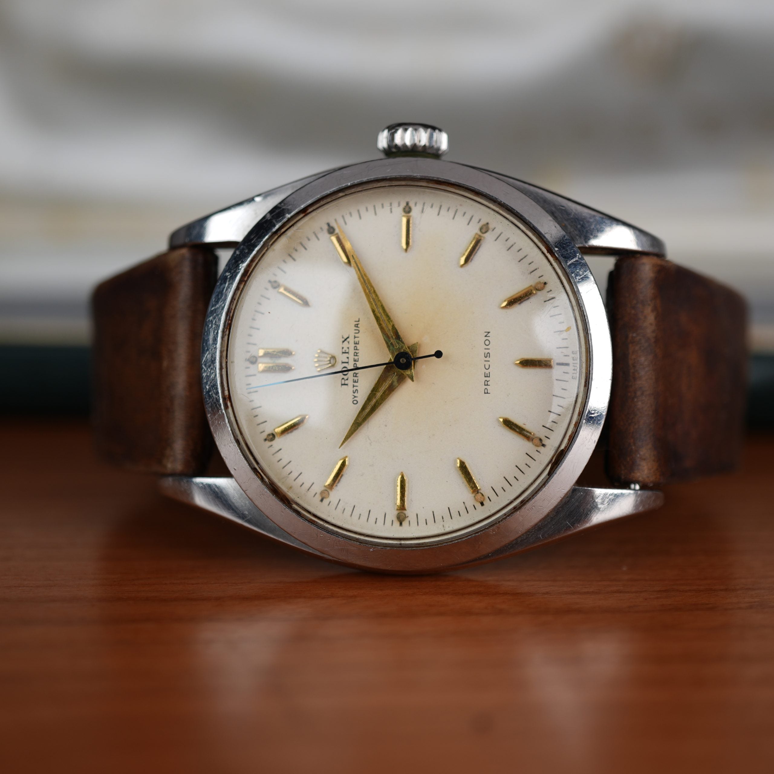 1953 Rolex 6298 Oyster Perpetual 36mm Pre-Explorer Unpolished