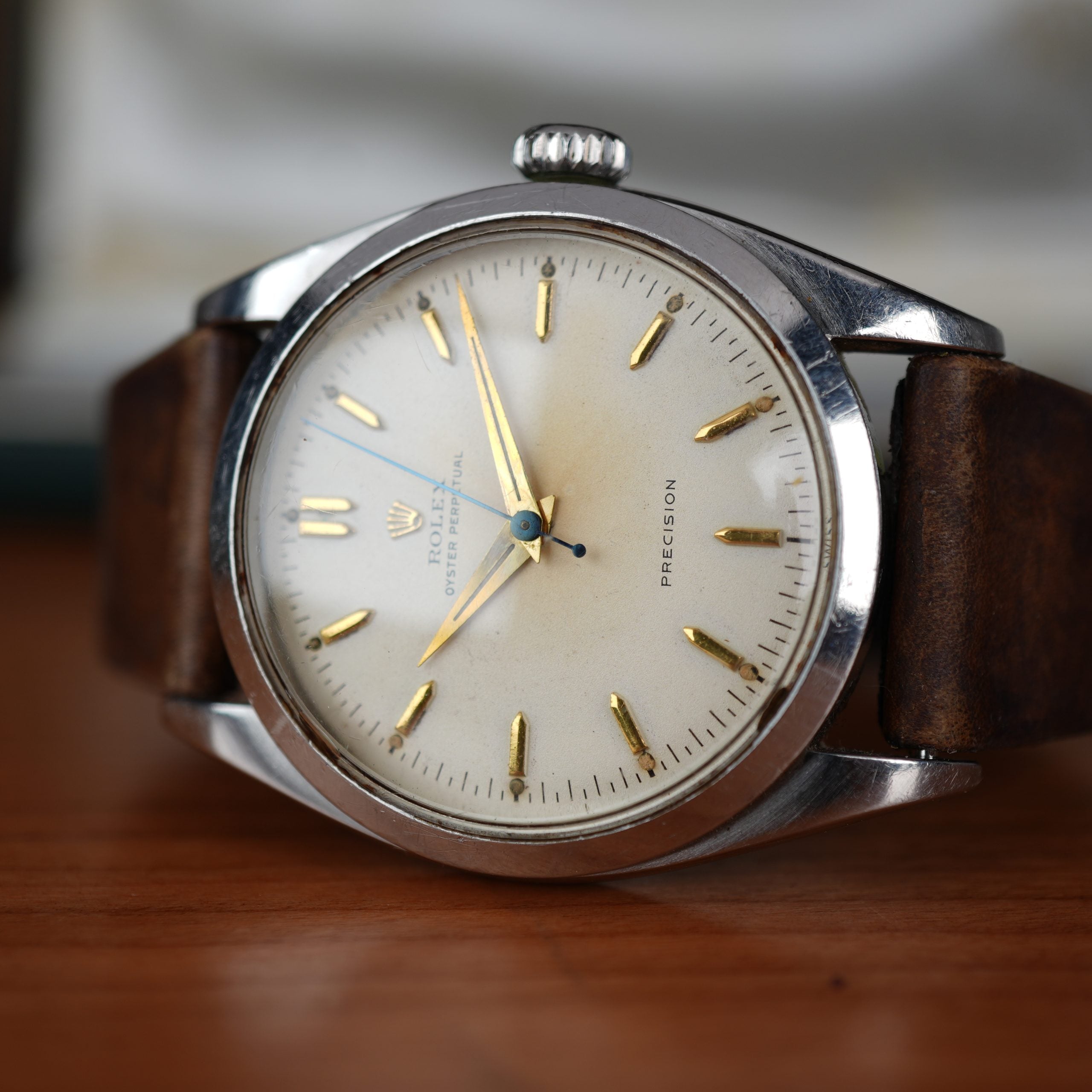 1953 Rolex 6298 Oyster Perpetual 36mm Pre-Explorer Unpolished