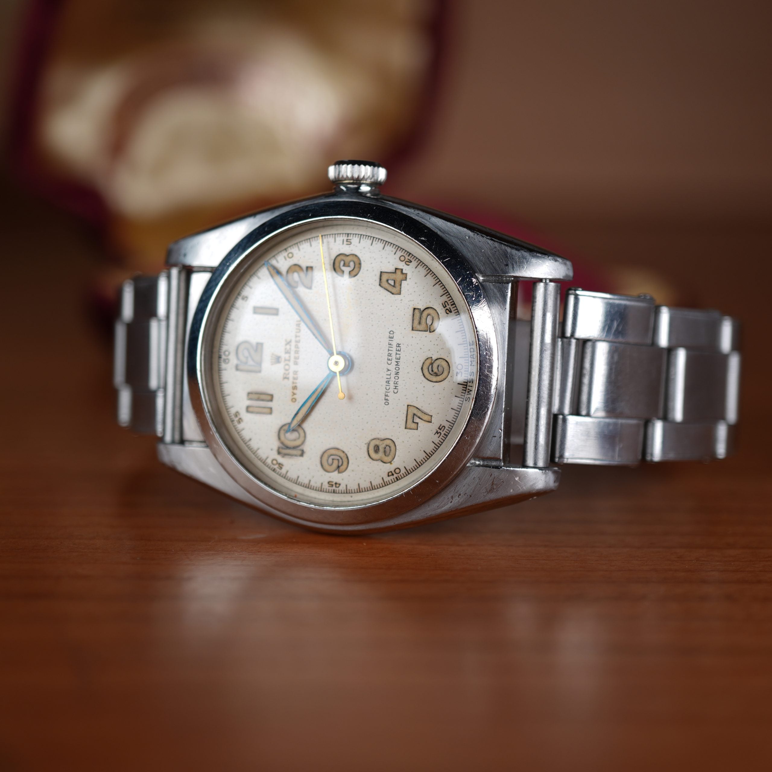 1948 Rolex 5050 Oyster Perpetual Bubbleback Mint Condition