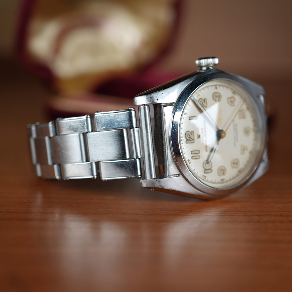 1948 Rolex 5050 Oyster Perpetual Bubbleback Mint Condition