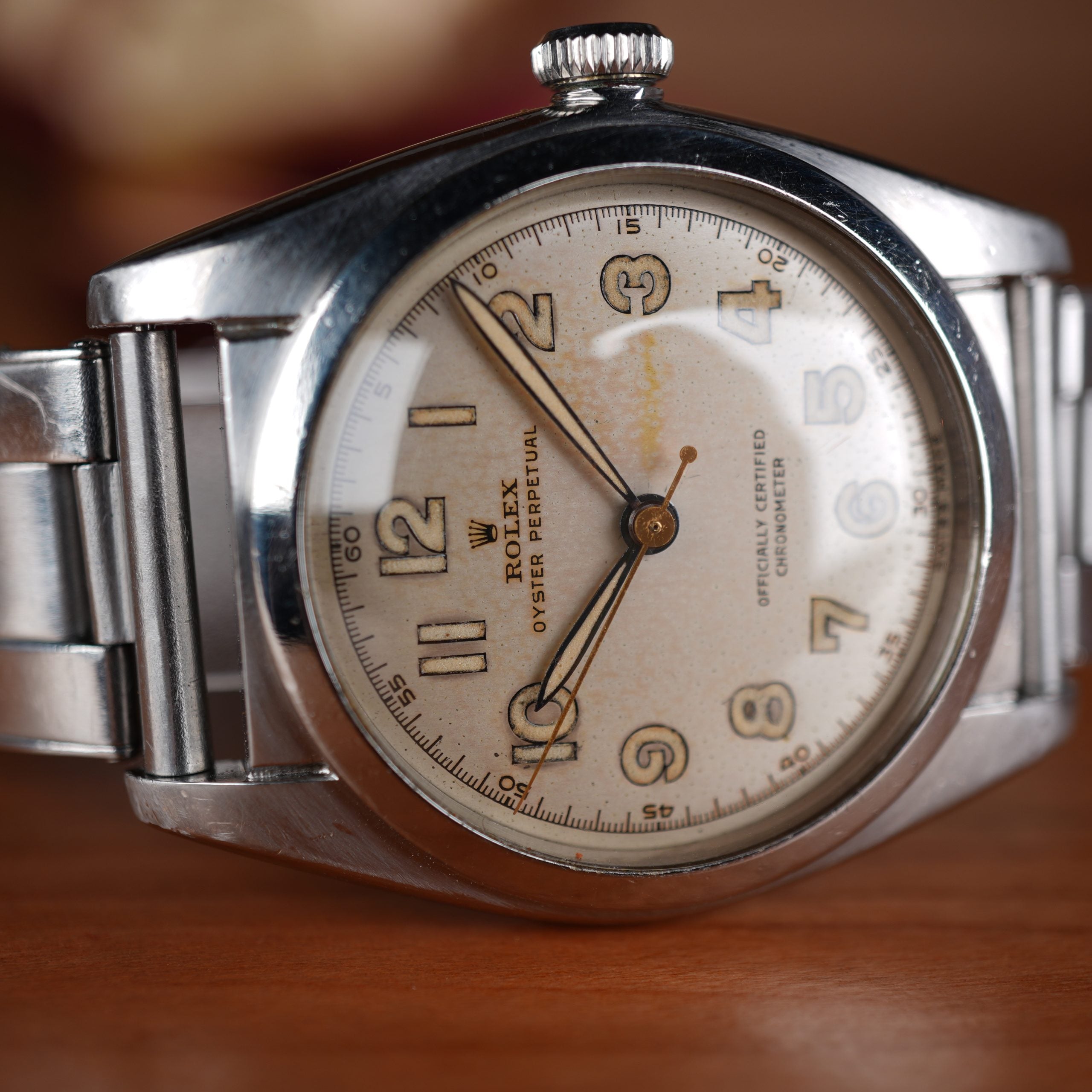 1948 Rolex 5050 Oyster Perpetual Bubbleback Mint Condition