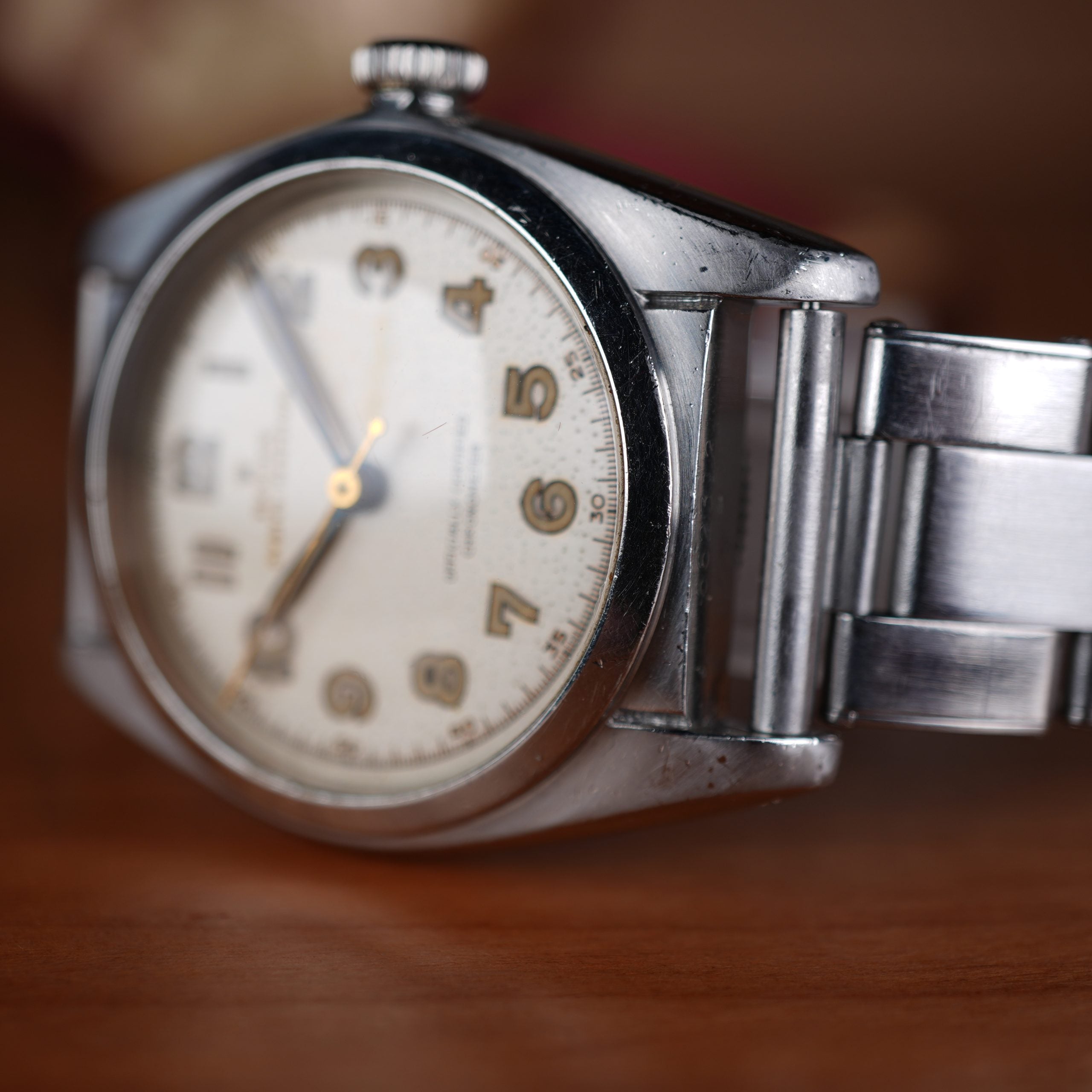 1948 Rolex 5050 Oyster Perpetual Bubbleback Mint Condition