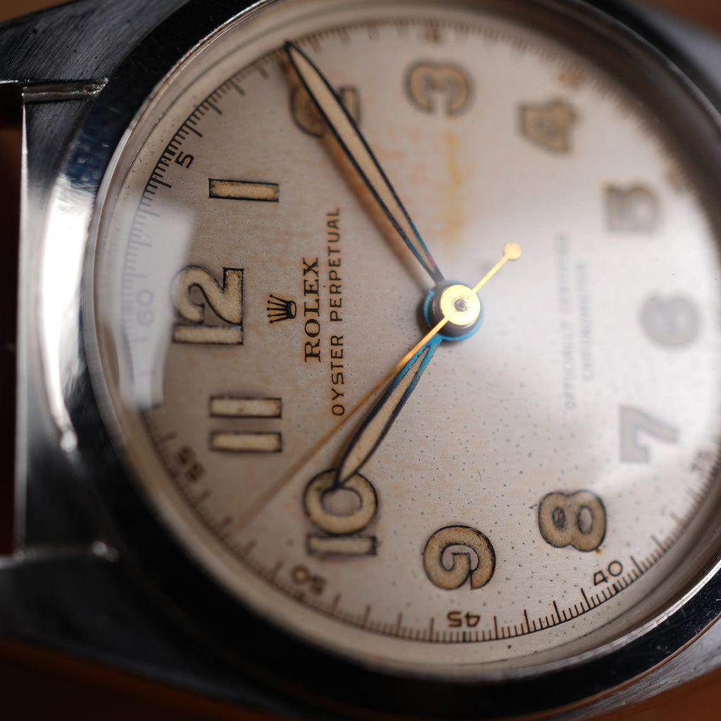 1948 Rolex 5050 Oyster Perpetual Bubbleback Mint Condition