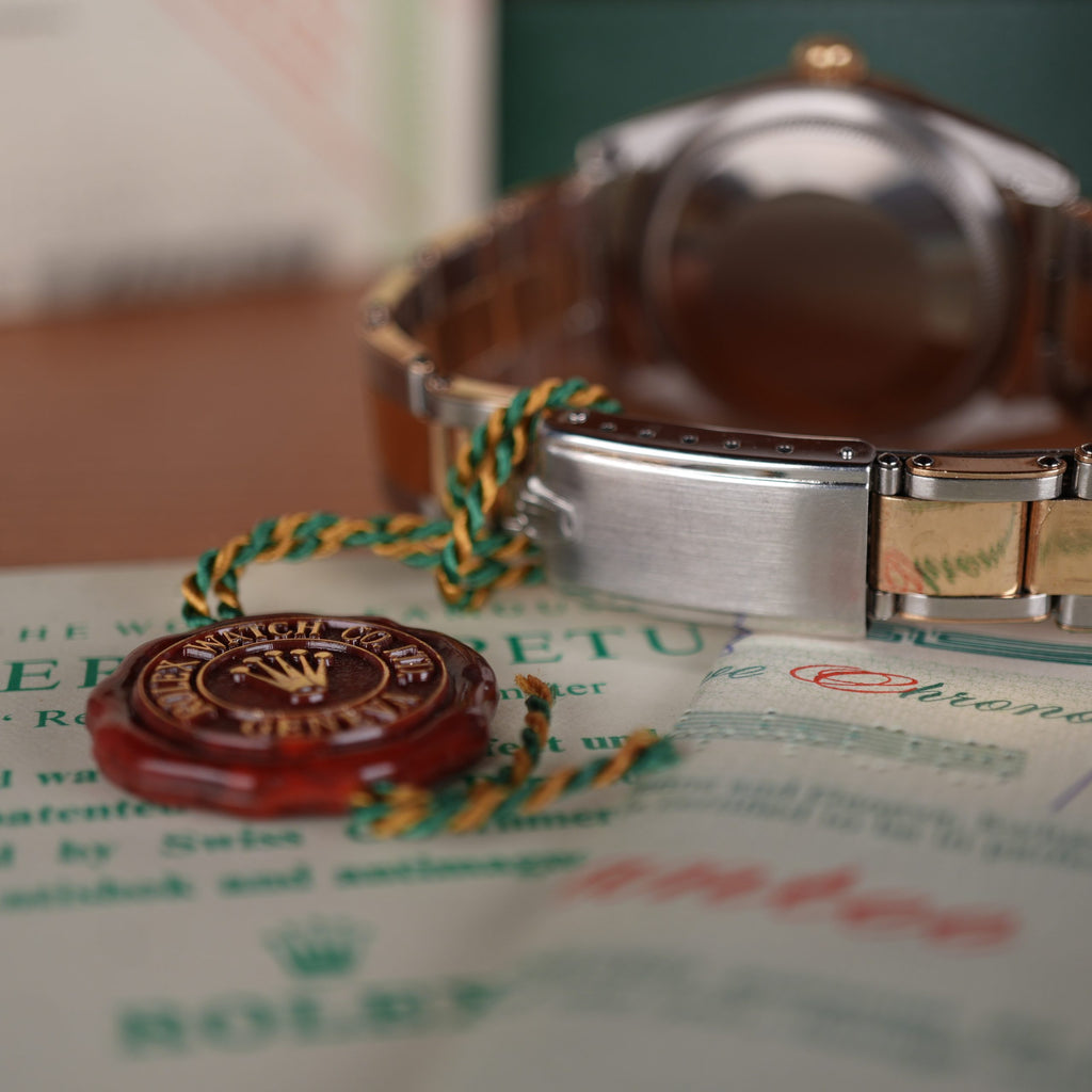 1967 Rolex Oyster Perpetual 1008 Zephyr Dial New Old Stock Condition Complete Full Set Original Receipt