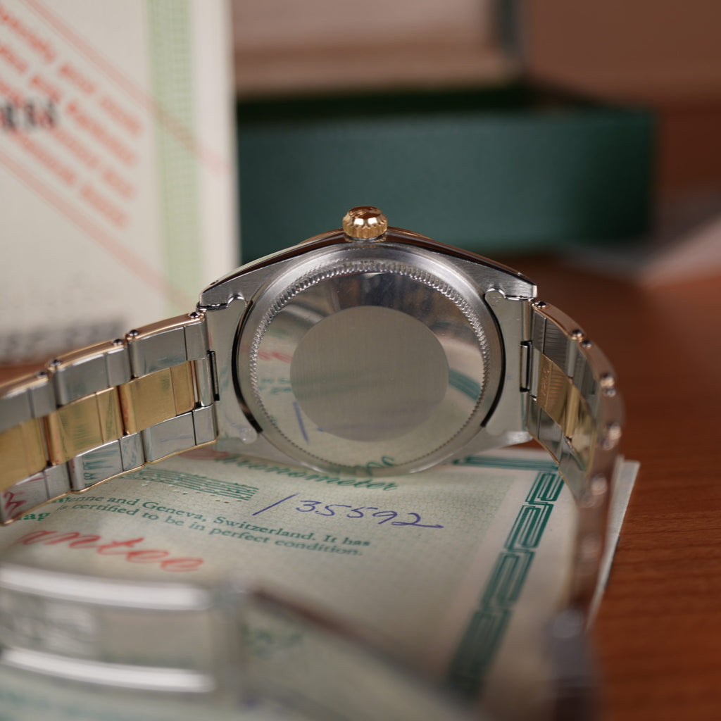 1967 Rolex Oyster Perpetual 1008 Zephyr Dial New Old Stock Condition Complete Full Set Original Receipt